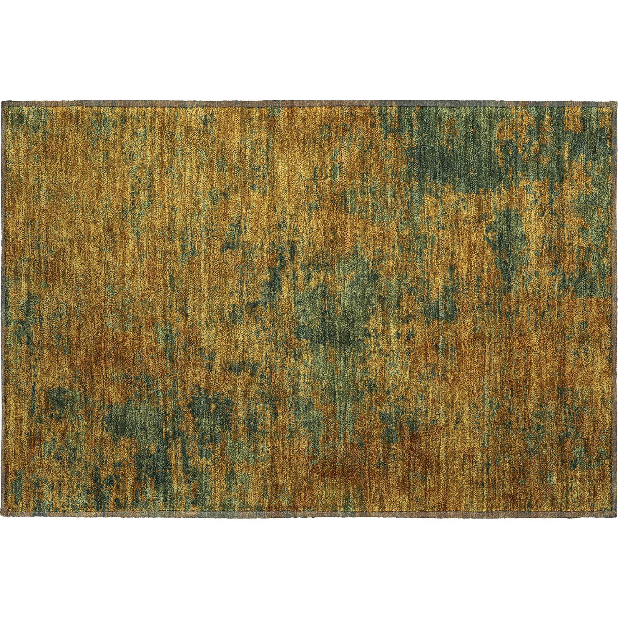 Reykjavik Machine Washable Transitional Copper Orange Rug 1'8" x 2'6" #shape_Rectangle
