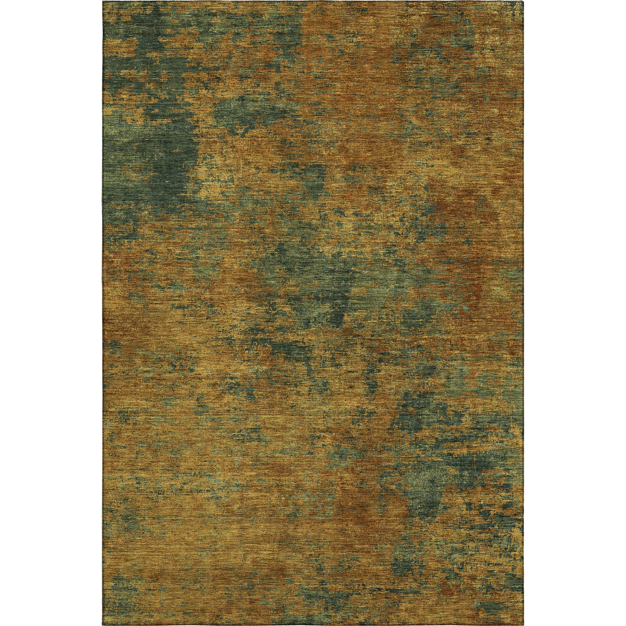 Reykjavik Machine Washable Transitional Copper Orange Rug 2'6" x 3'10" #shape_Rectangle