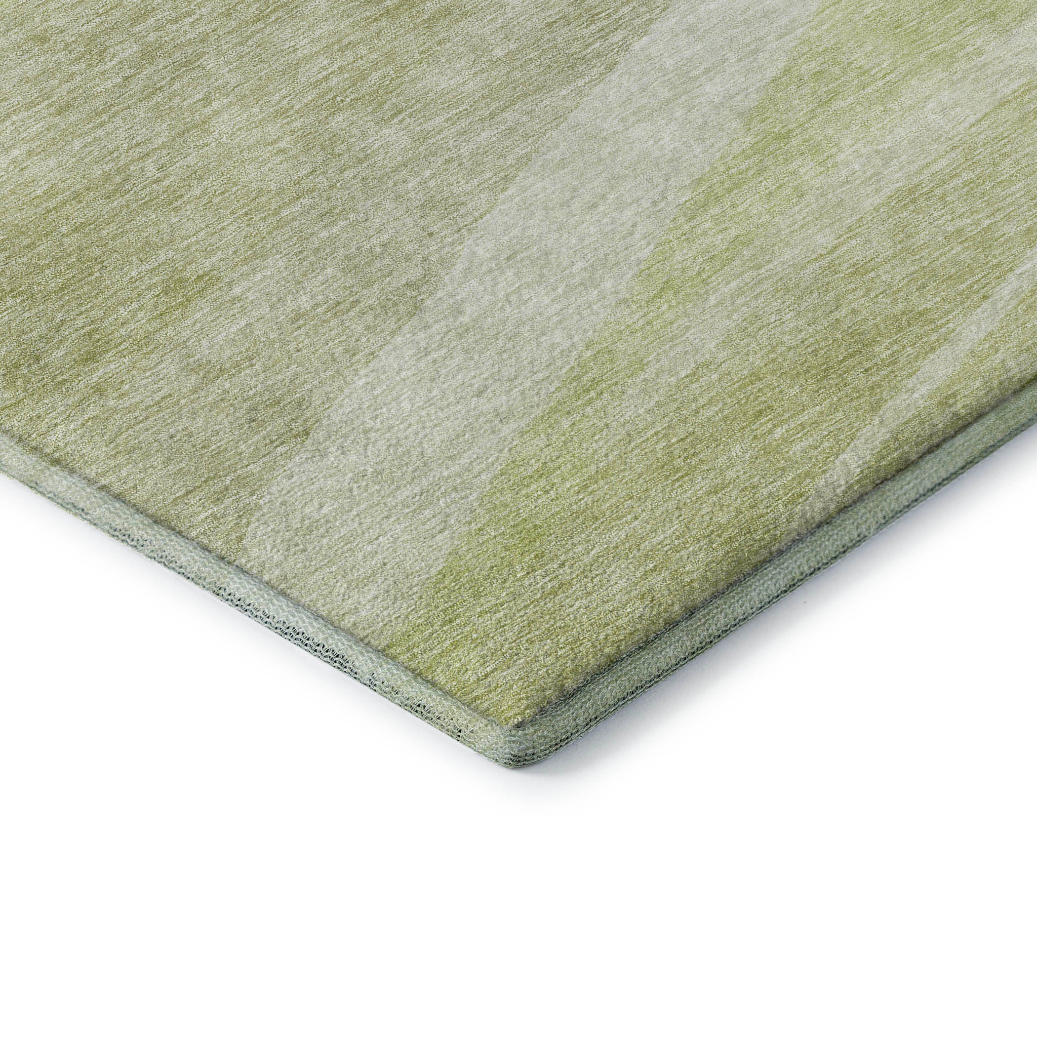 Antigua Machine Washable Transitional Aloe Green Rug 1'8" x 2'6" #shape_Rectangle