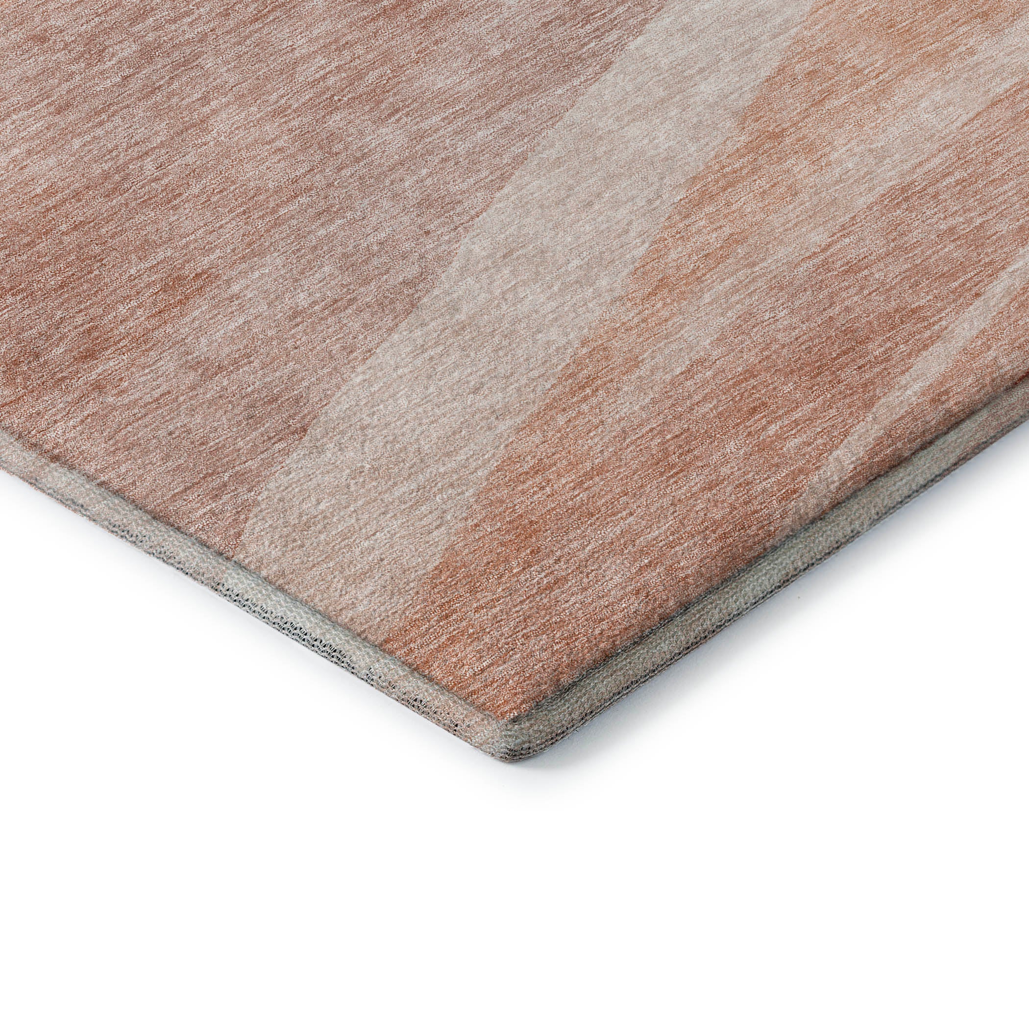 Antigua Machine Washable Transitional Salmon Orange Rug 1'8" x 2'6" #shape_Rectangle