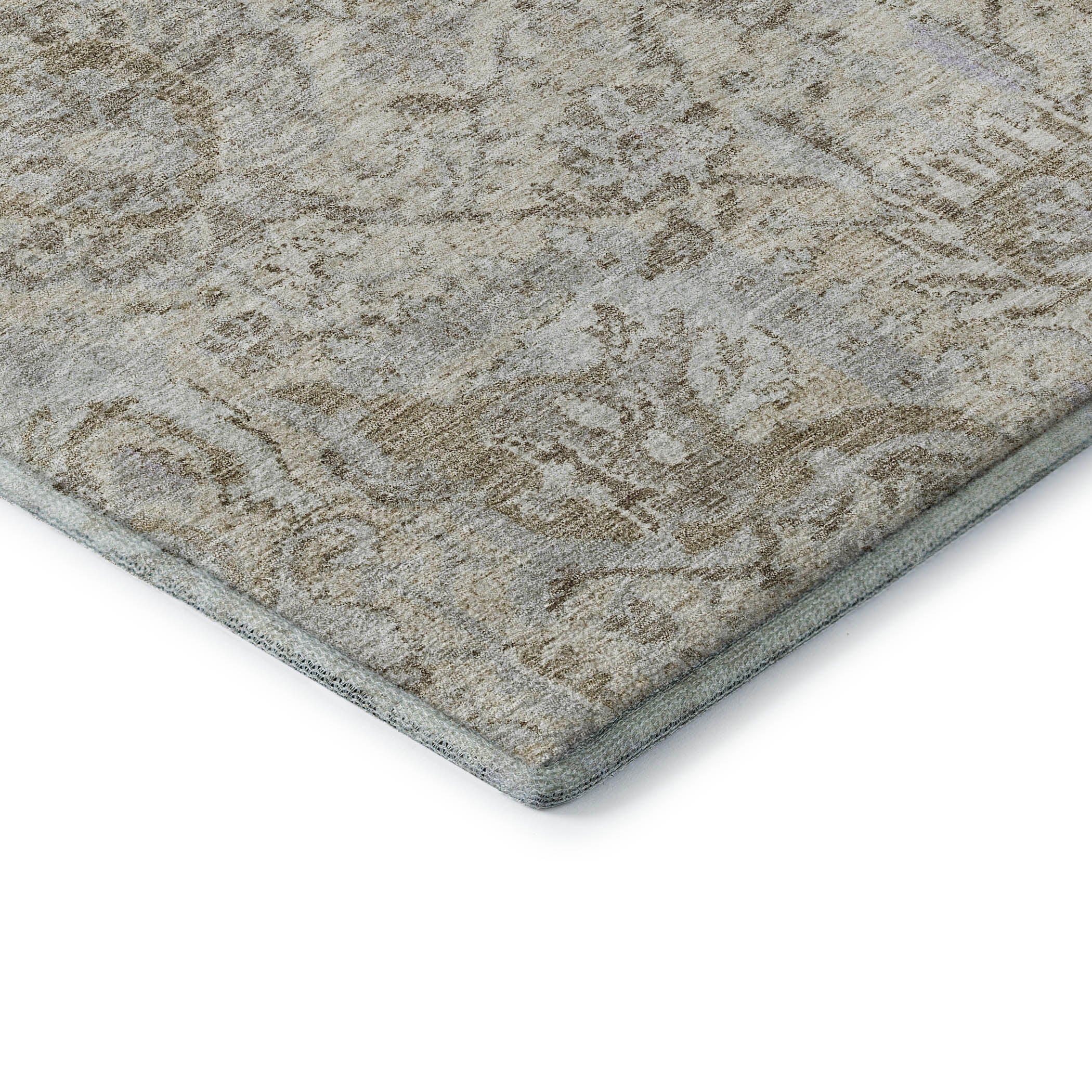 Colombo Machine Washable Traditional Ivory Rug 1'8" x 2'6" #shape_Rectangle