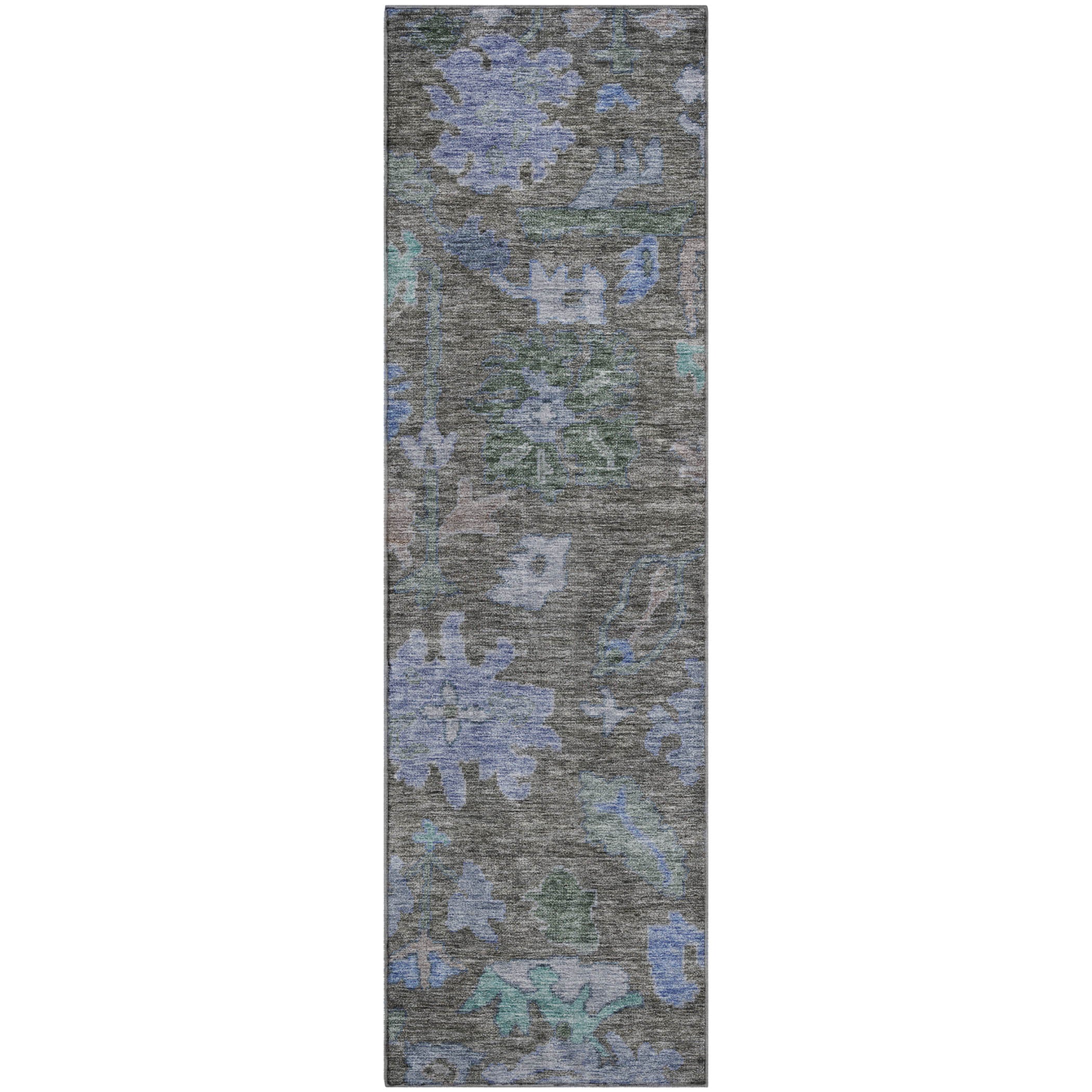 Dubrovnik Machine Washable Traditional Taupe Brown Rug 2'3" x 7'6" #shape_Runner