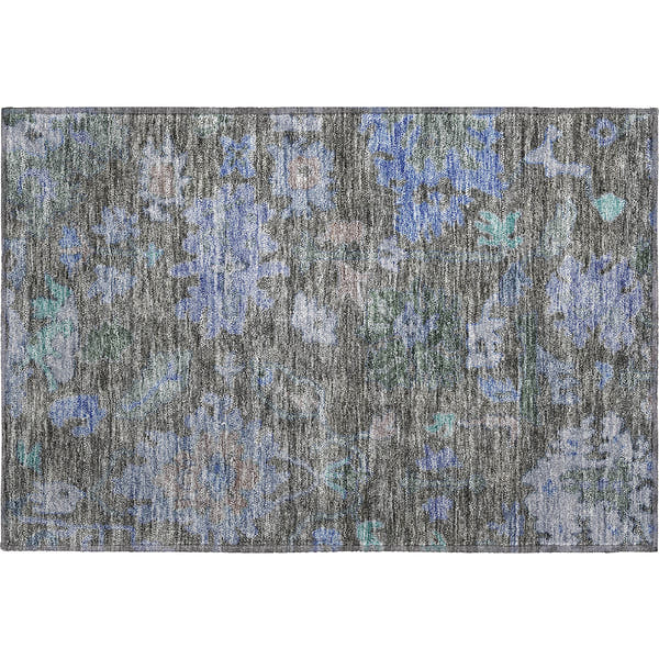 Dubrovnik Machine Washable Traditional Taupe Brown Rug 1'8" x 2'6"