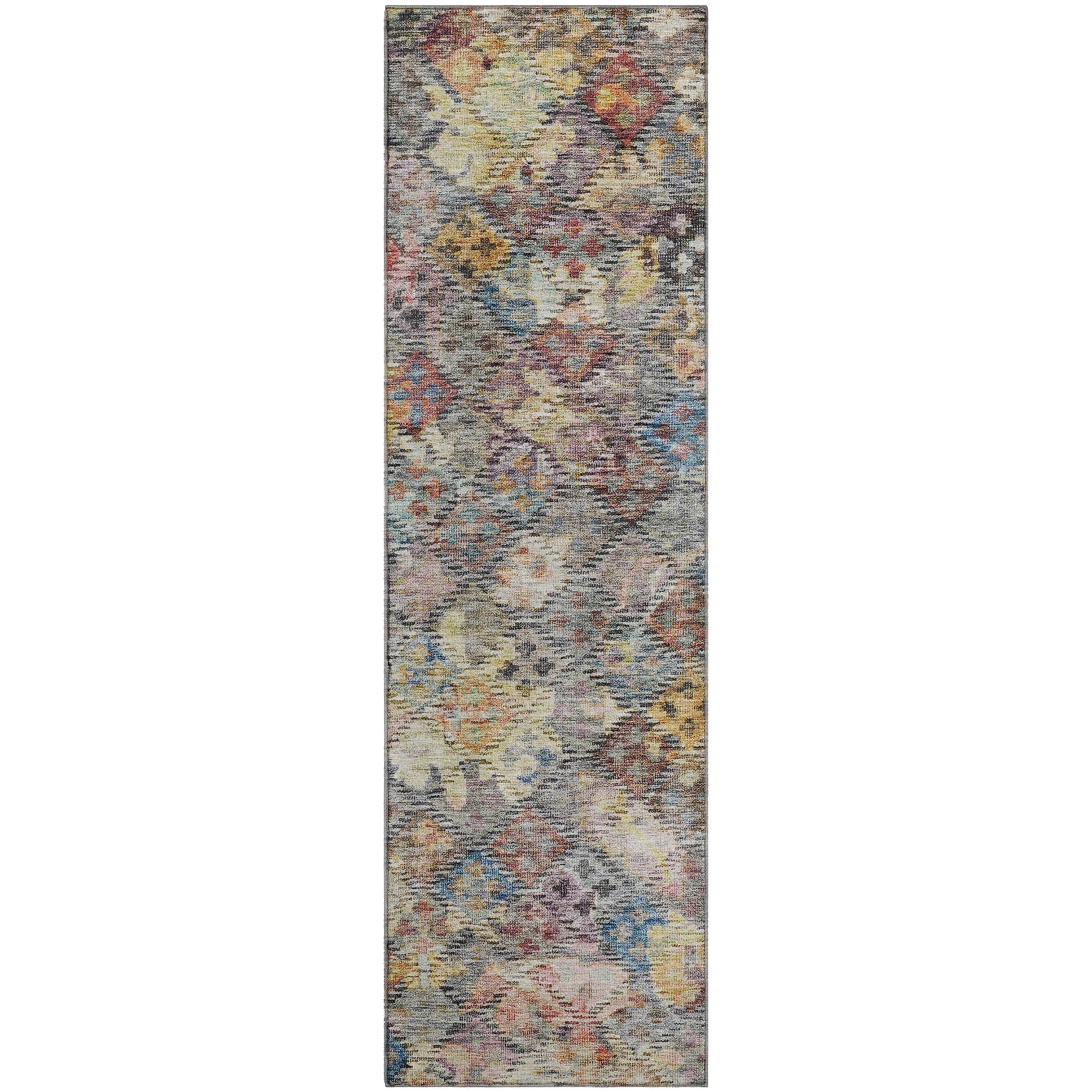 Mostar Machine Washable Traditional Gold Rug 2'3" x 7'6" #shape_Runner