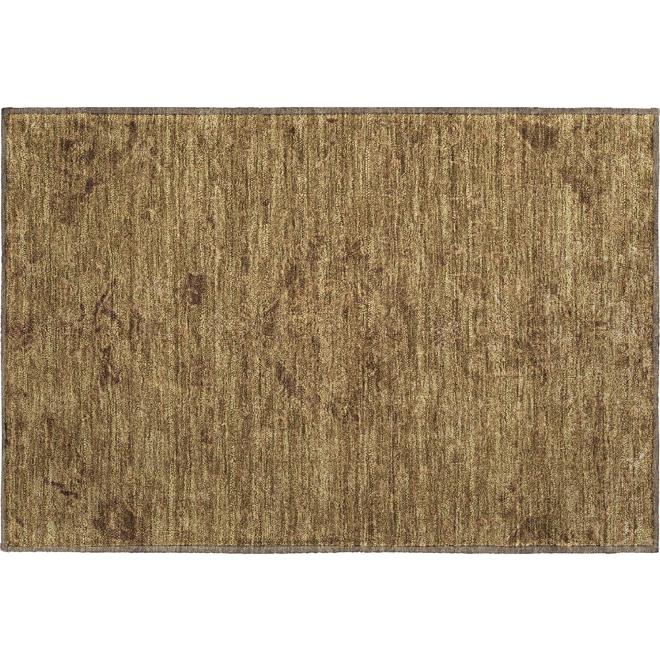 Salzburg Machine Washable Traditional Brown Rug 1'8" x 2'6" #shape_Rectangle