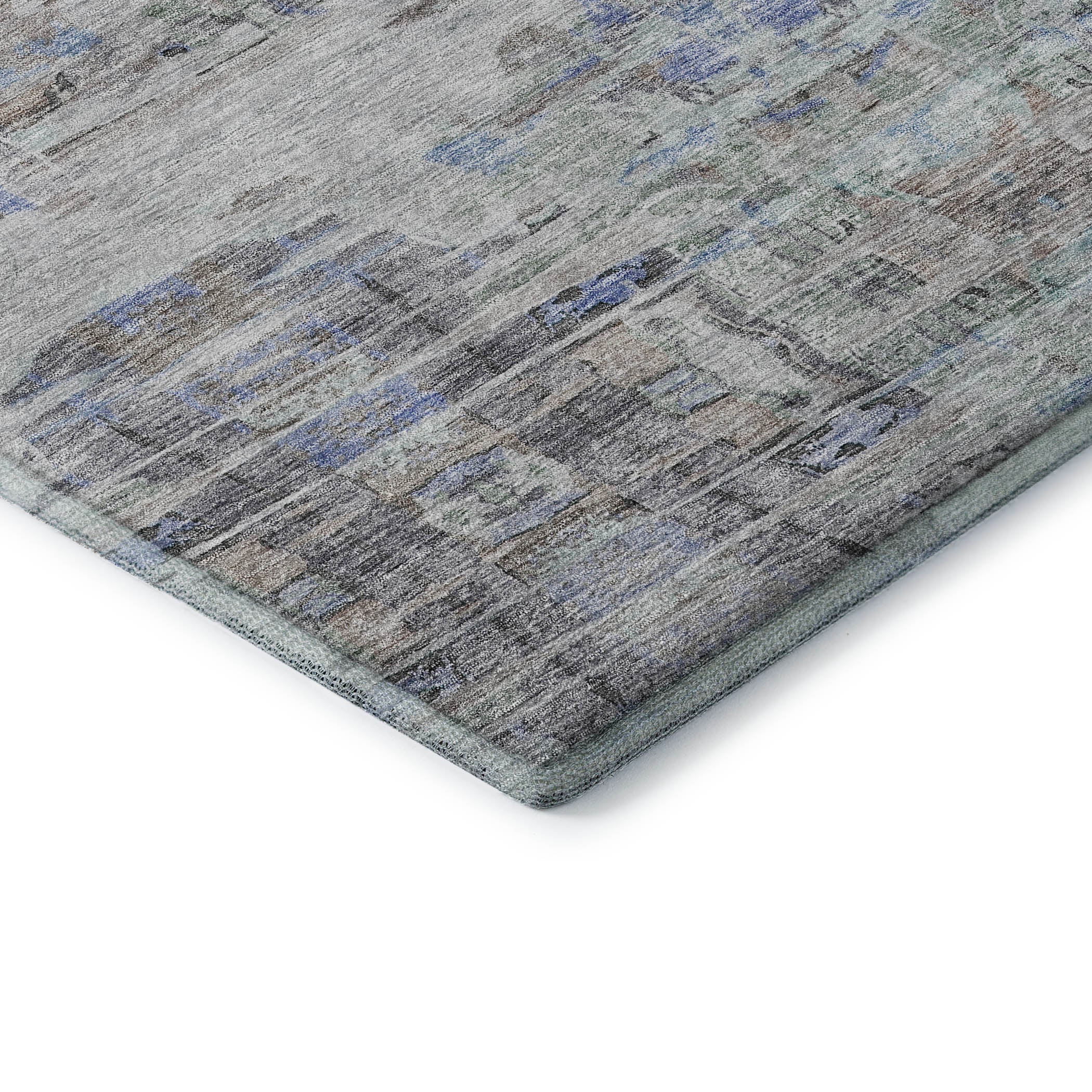 Lucerne Machine Washable Transitional Taupe Brown Rug 1'8" x 2'6" #shape_Rectangle