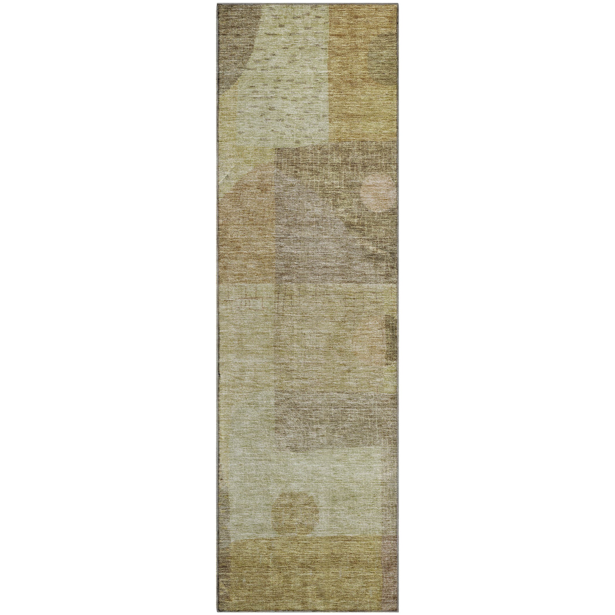 Sintra Machine Washable Transitional Beige Brown Rug 2'3" x 7'6" #shape_Runner