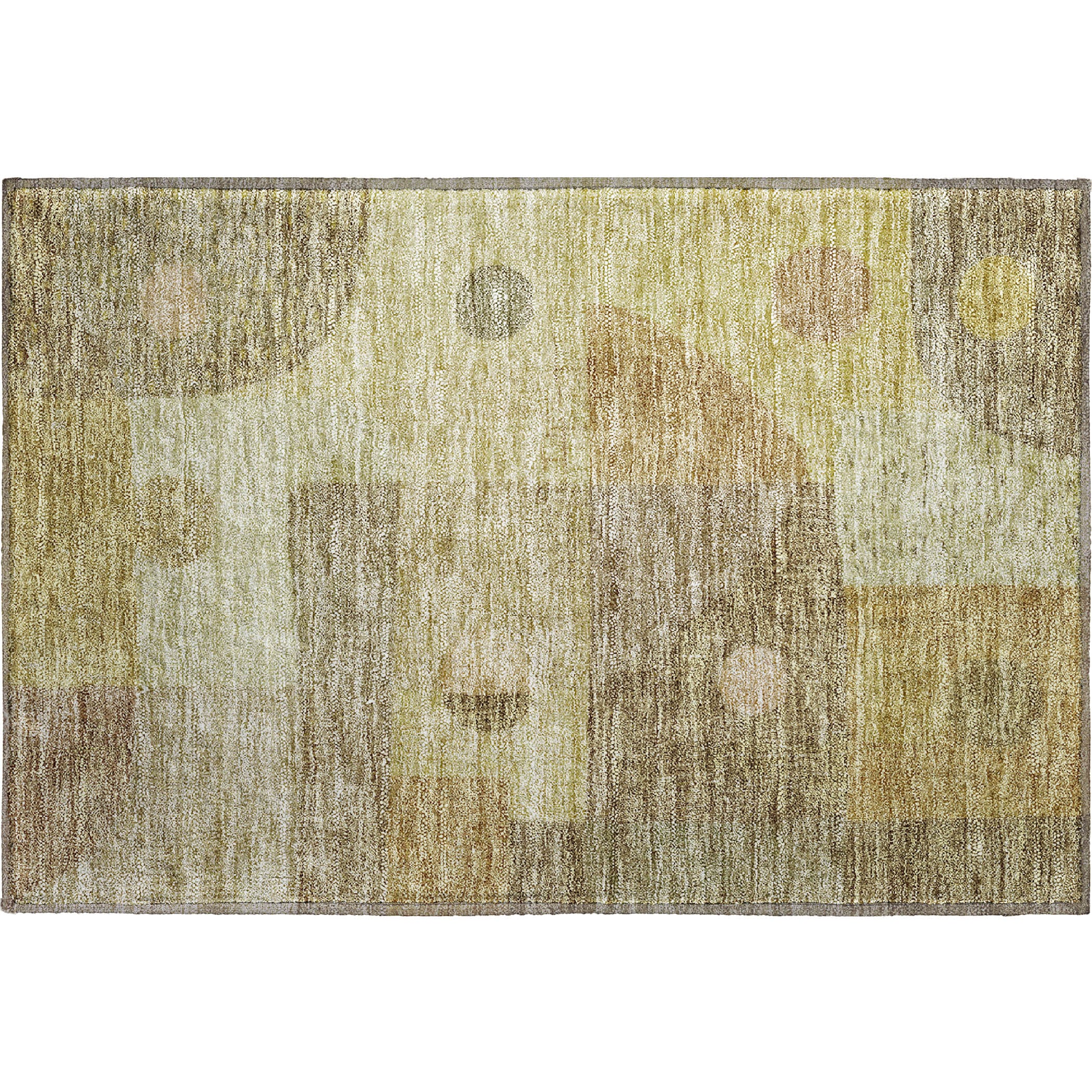 Sintra Machine Washable Transitional Beige Brown Rug 1'8" x 2'6" #shape_Rectangle