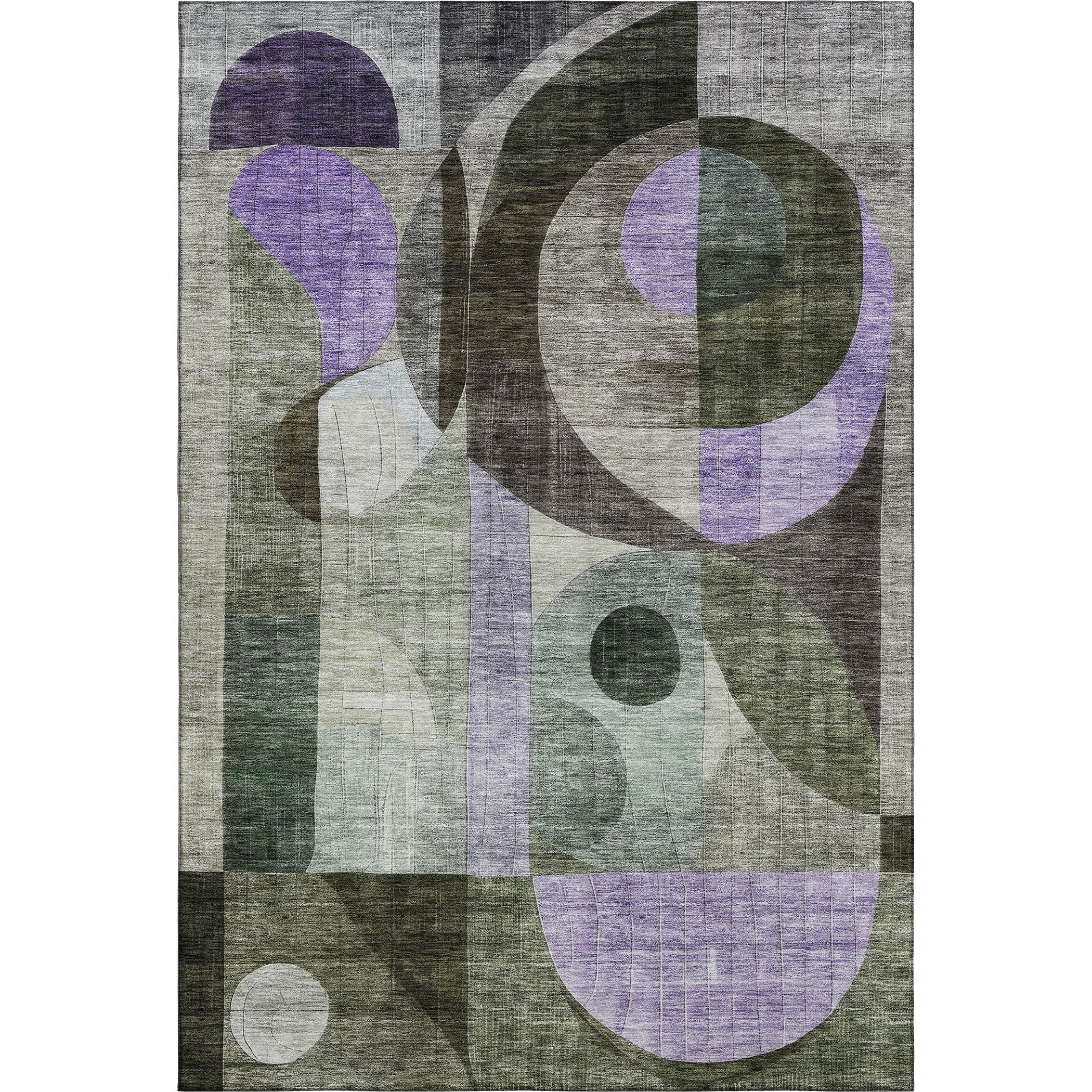 Sintra Machine Washable Transitional Olive Green Rug 2'6" x 3'10" #shape_Rectangle