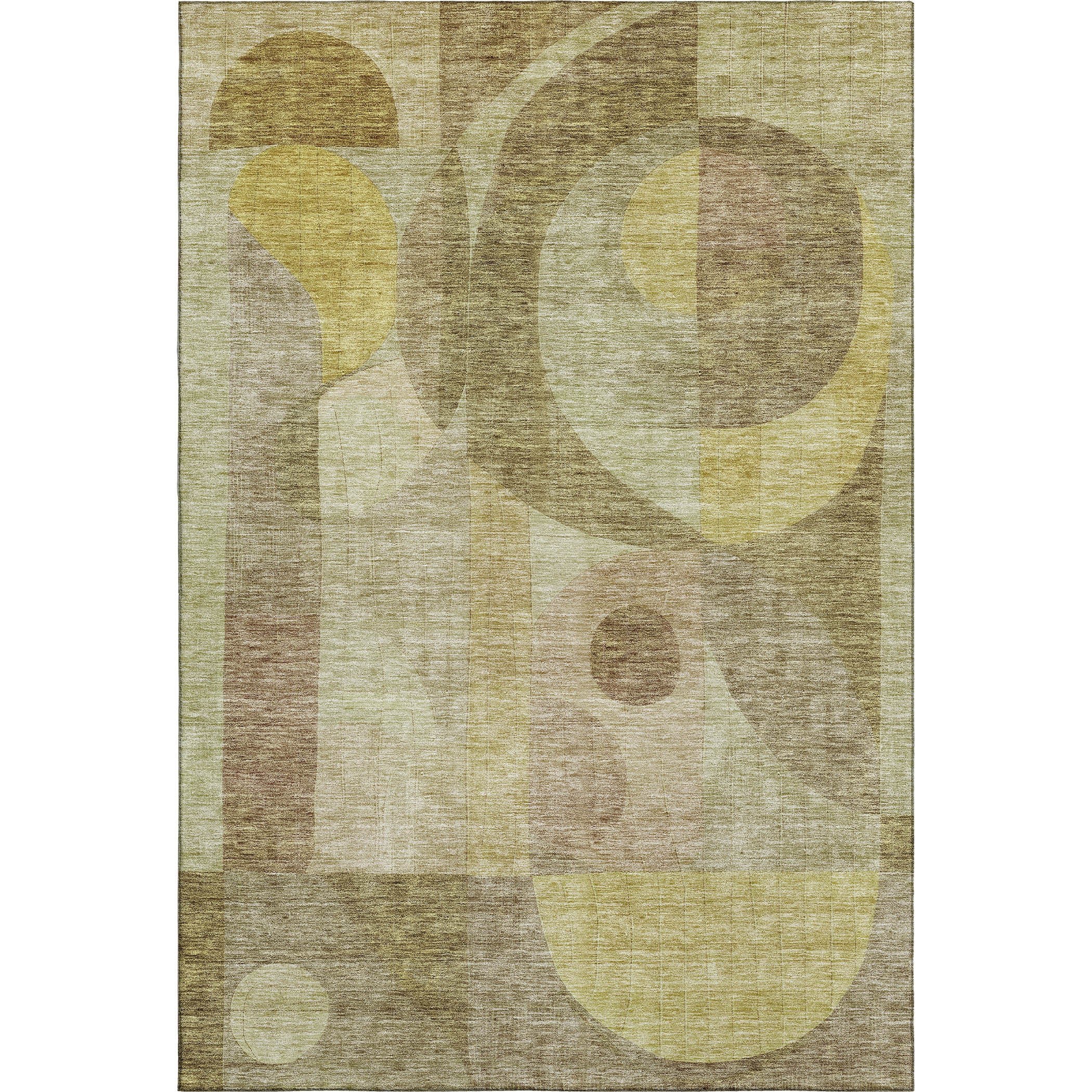 Montevideo Machine Washable Transitional Wheat Gold Rug 2'6" x 3'10" #shape_Rectangle