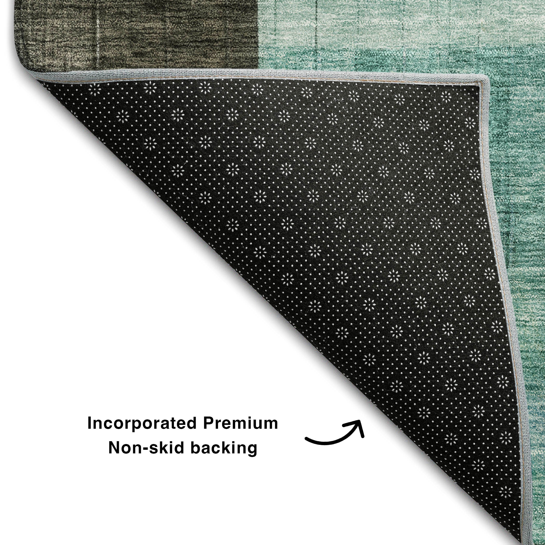 Colombo Machine Washable Transitional Brown Rug 1'8" x 2'6" #shape_Rectangle