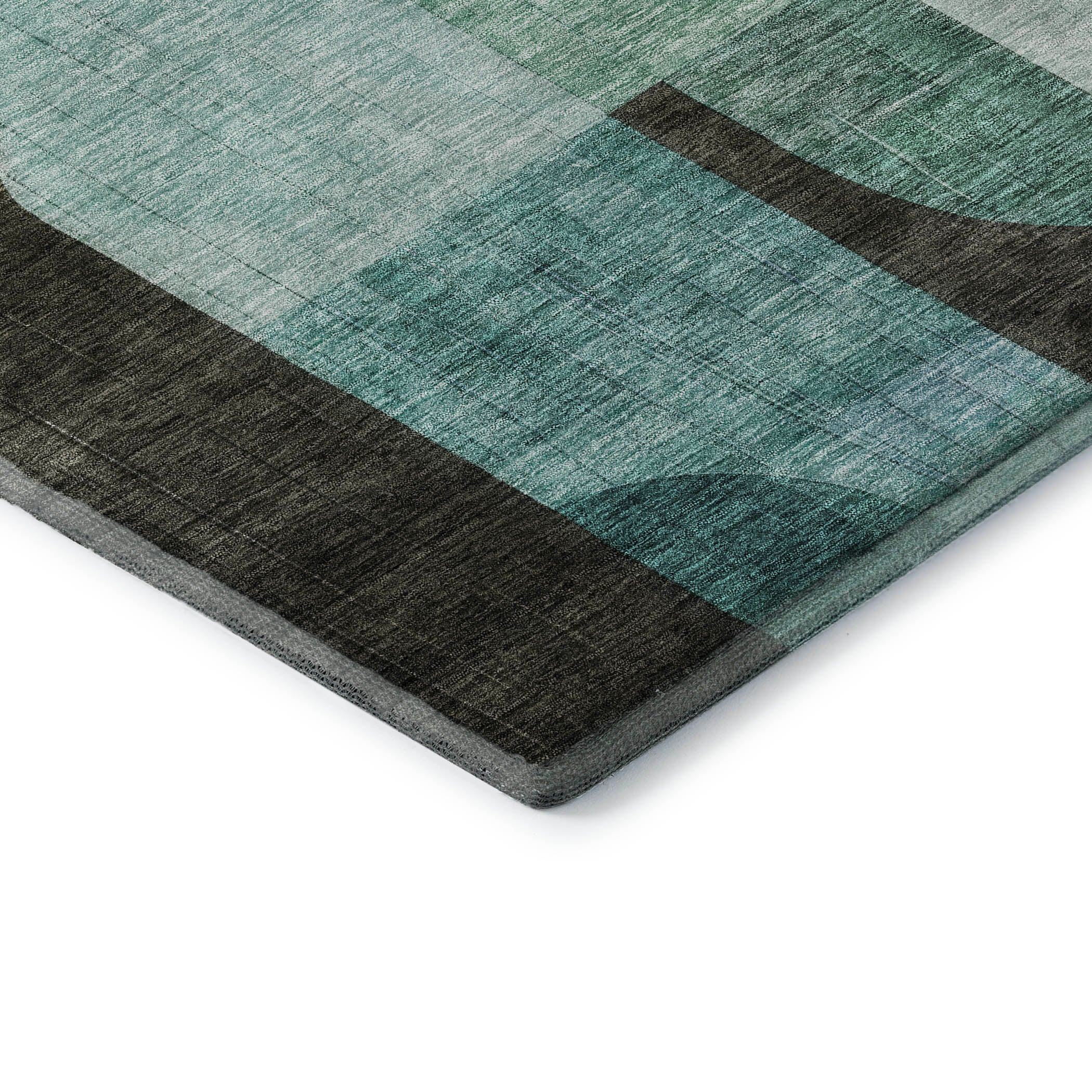 Colombo Machine Washable Transitional Brown Rug 1'8" x 2'6" #shape_Rectangle