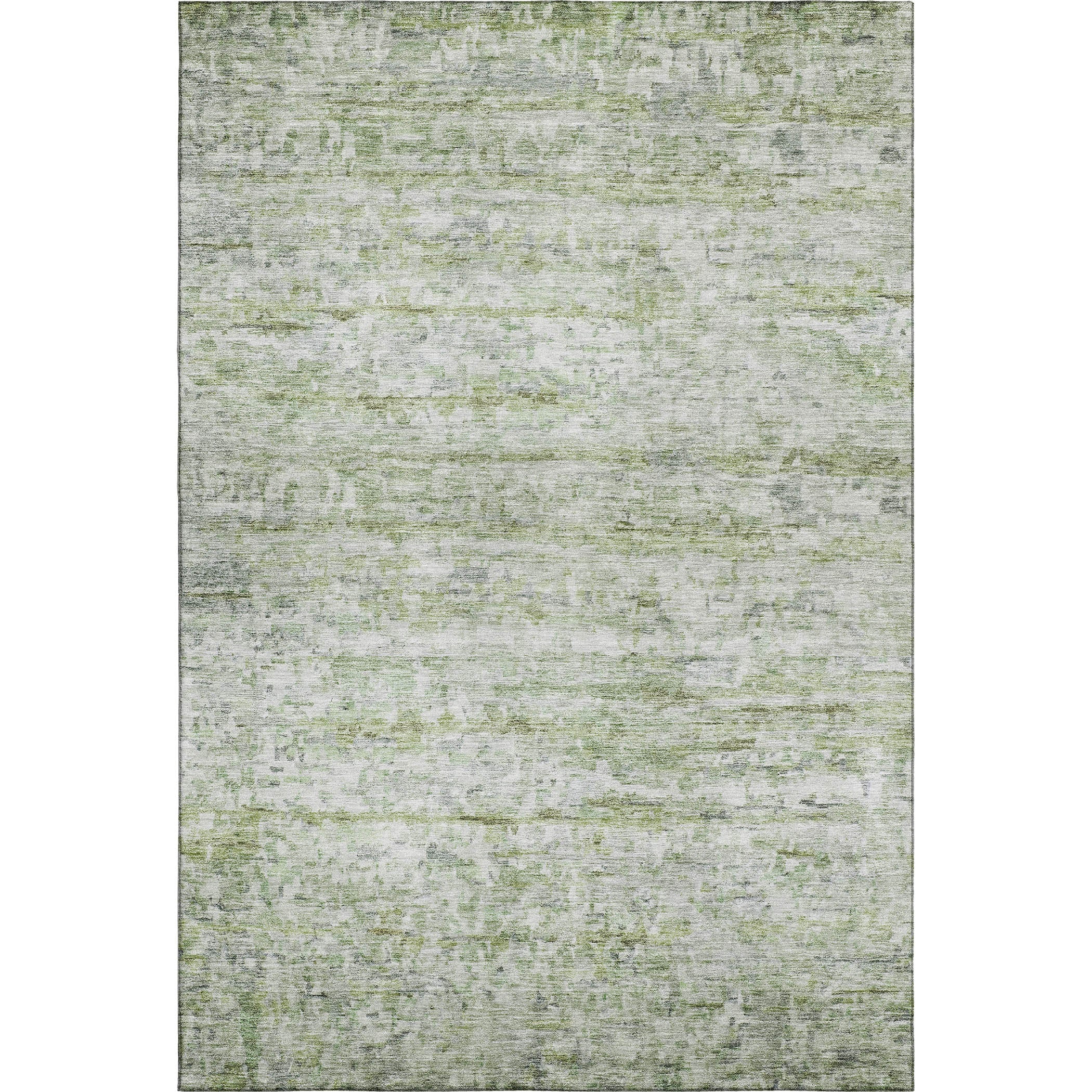 Hoi An Machine Washable Transitional Aloe Green Rug 2'6" x 3'10" #shape_Rectangle