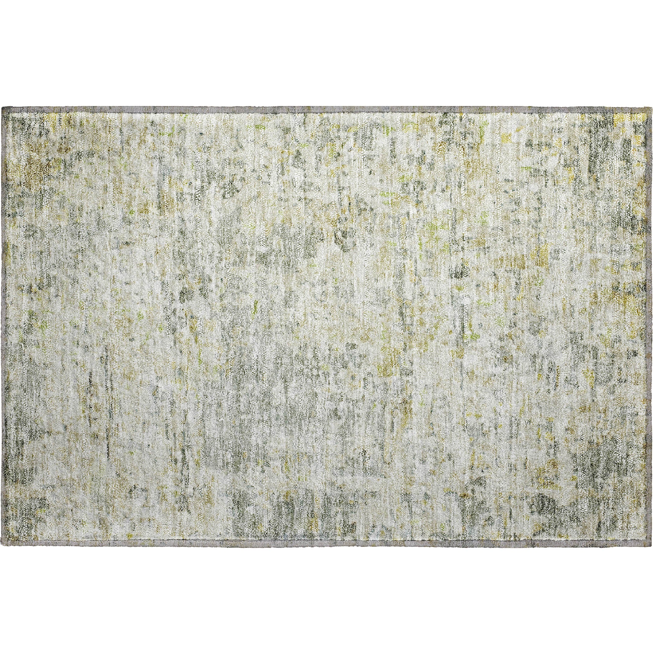 Montevideo Machine Washable Transitional Sage Green Rug 1'8" x 2'6" #shape_Rectangle
