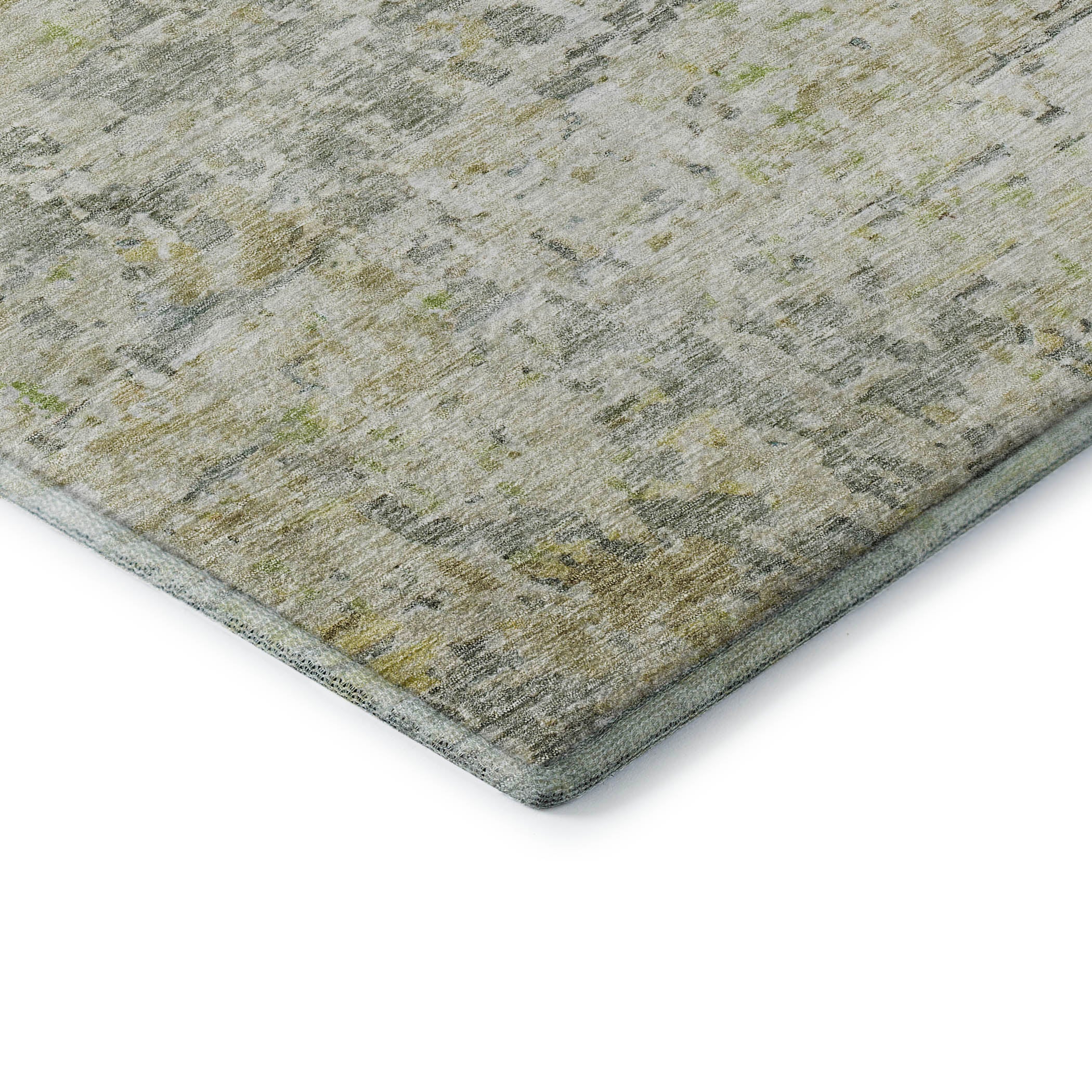 Montevideo Machine Washable Transitional Sage Green Rug 1'8" x 2'6" #shape_Rectangle