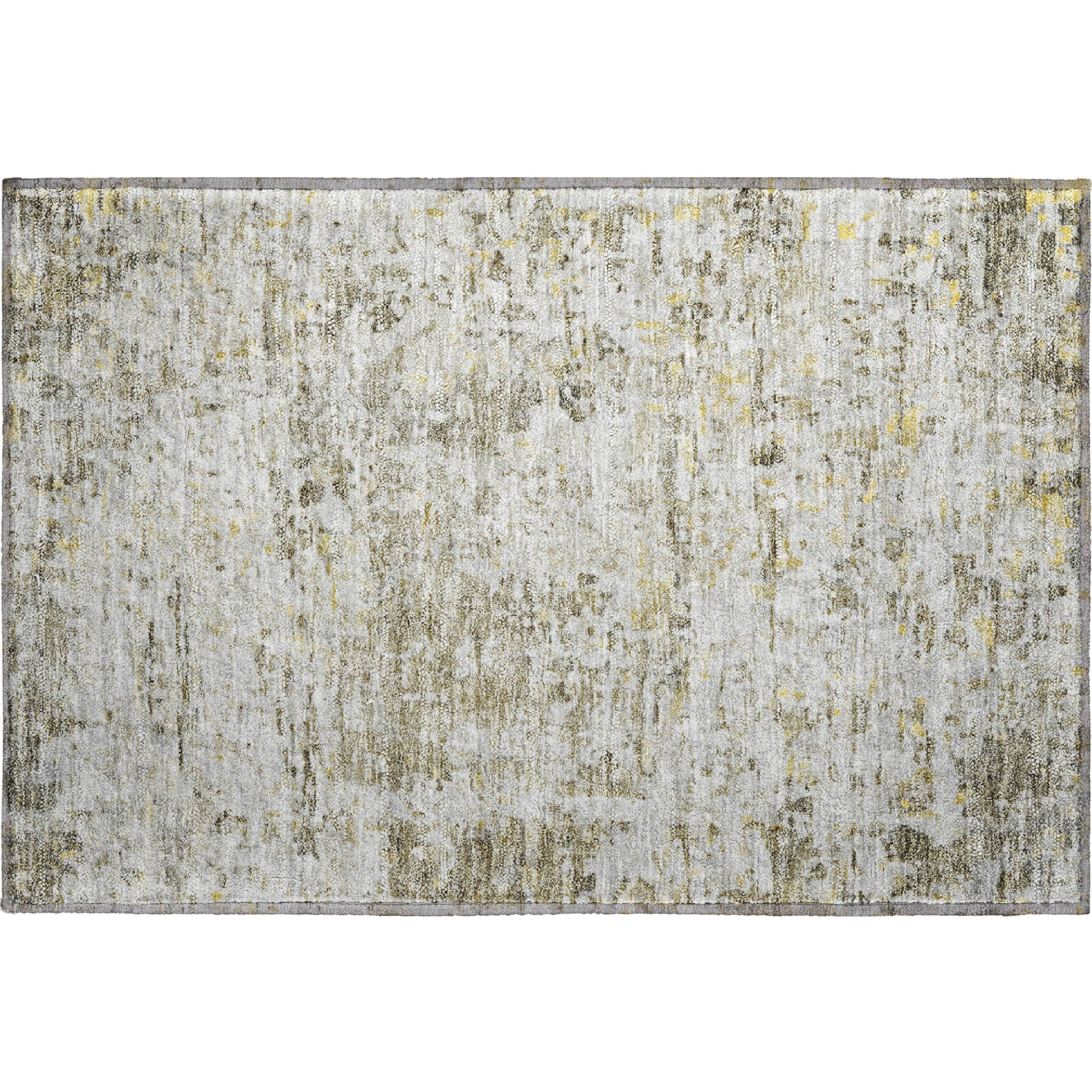 Montevideo Machine Washable Transitional Taupe Brown Rug 1'8" x 2'6" #shape_Rectangle