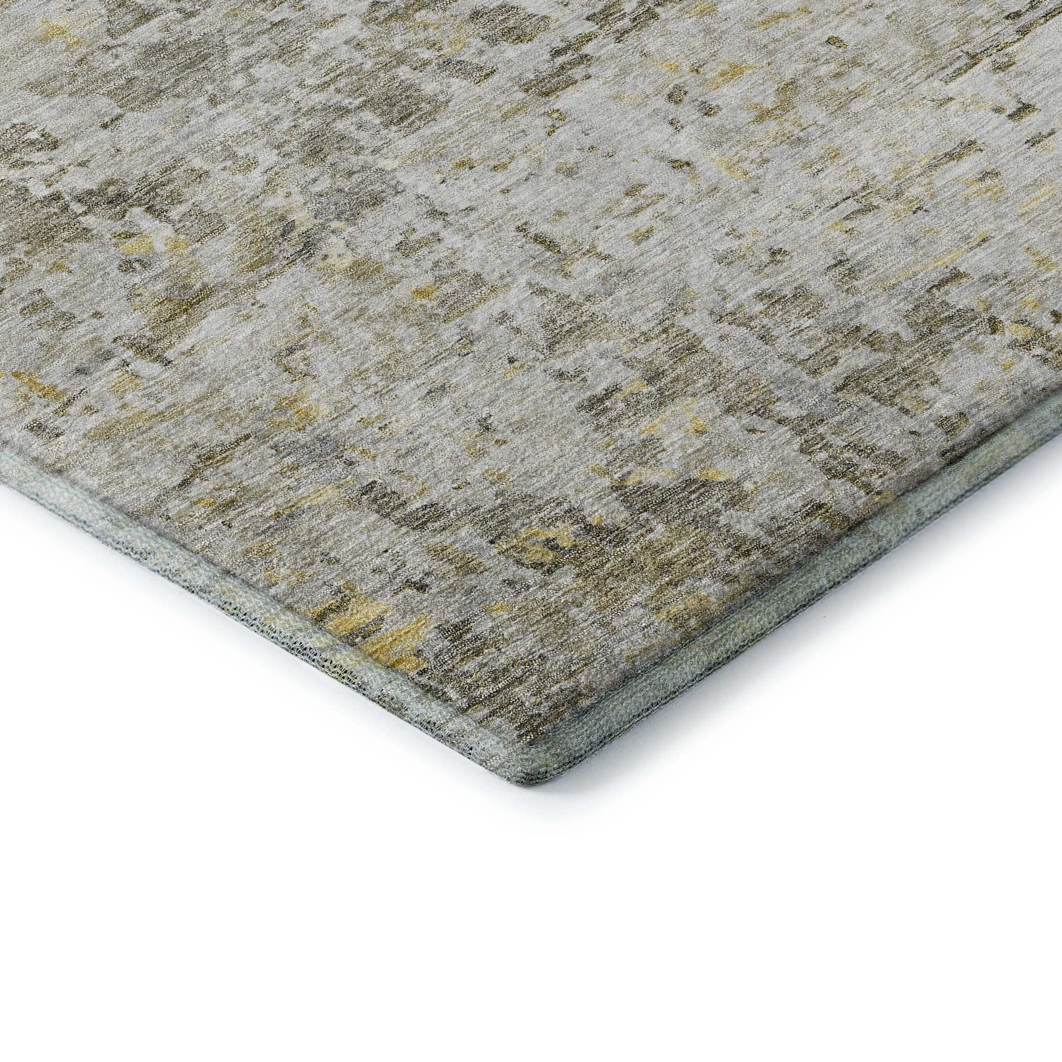 Montevideo Machine Washable Transitional Taupe Brown Rug 1'8" x 2'6" #shape_Rectangle