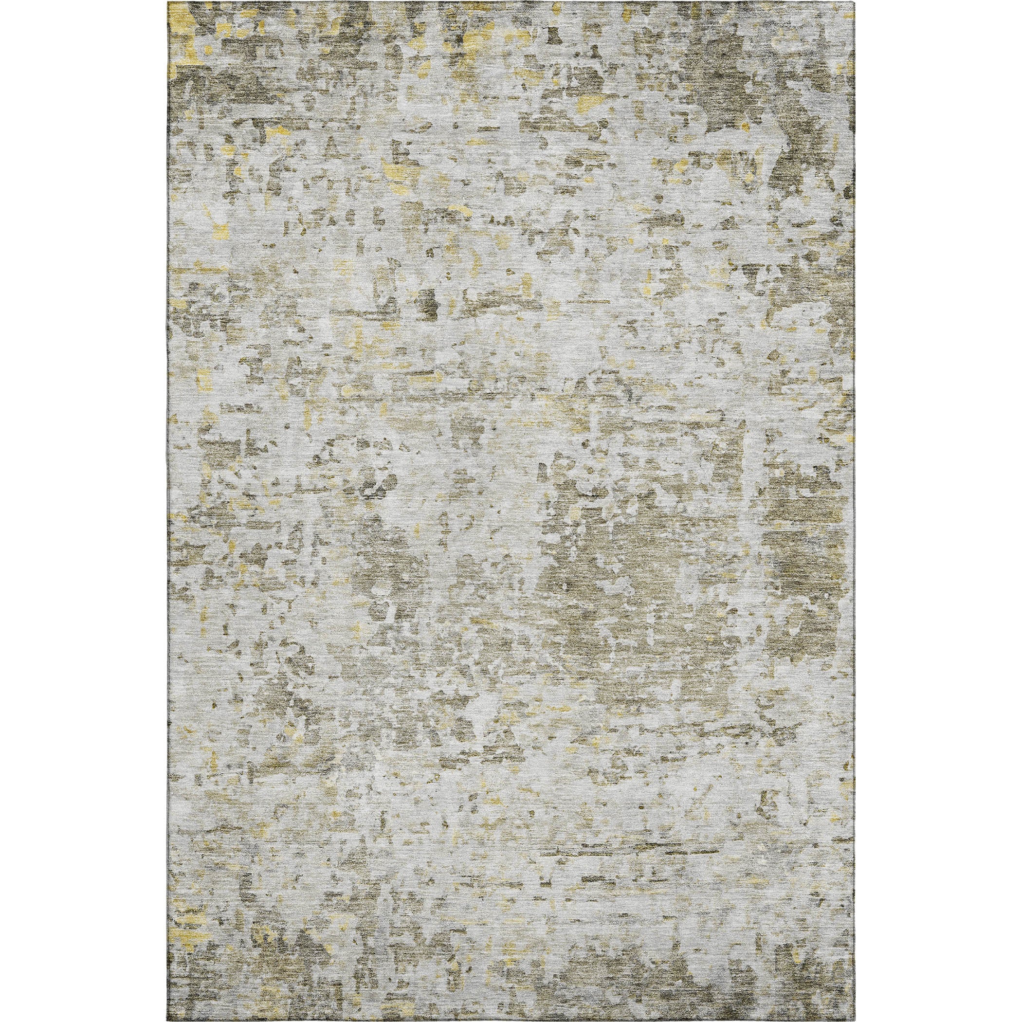 Montevideo Machine Washable Transitional Taupe Brown Rug 2'6" x 3'10" #shape_Rectangle