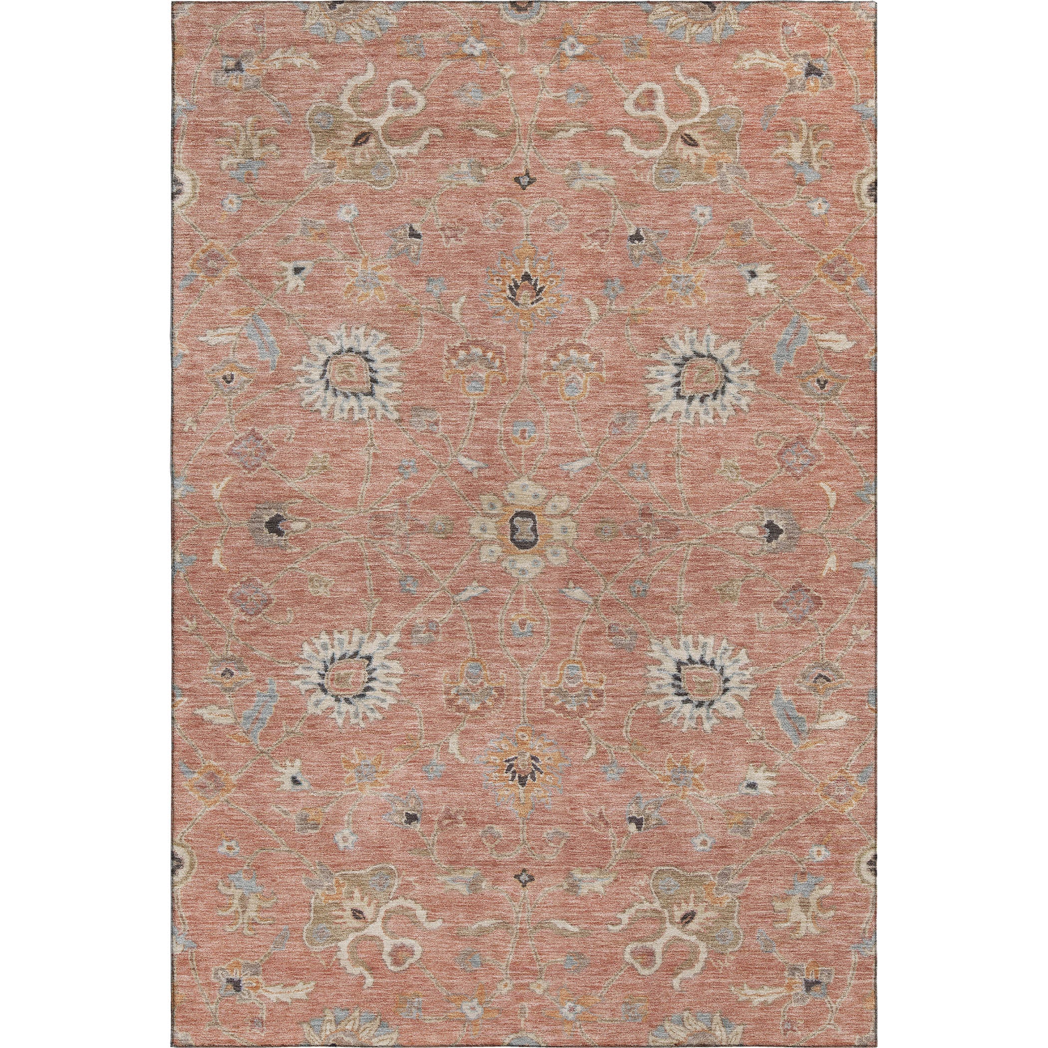 Marrakech Machine Washable Traditional Pink Rug 2'6" x 3'10" #shape_Rectangle