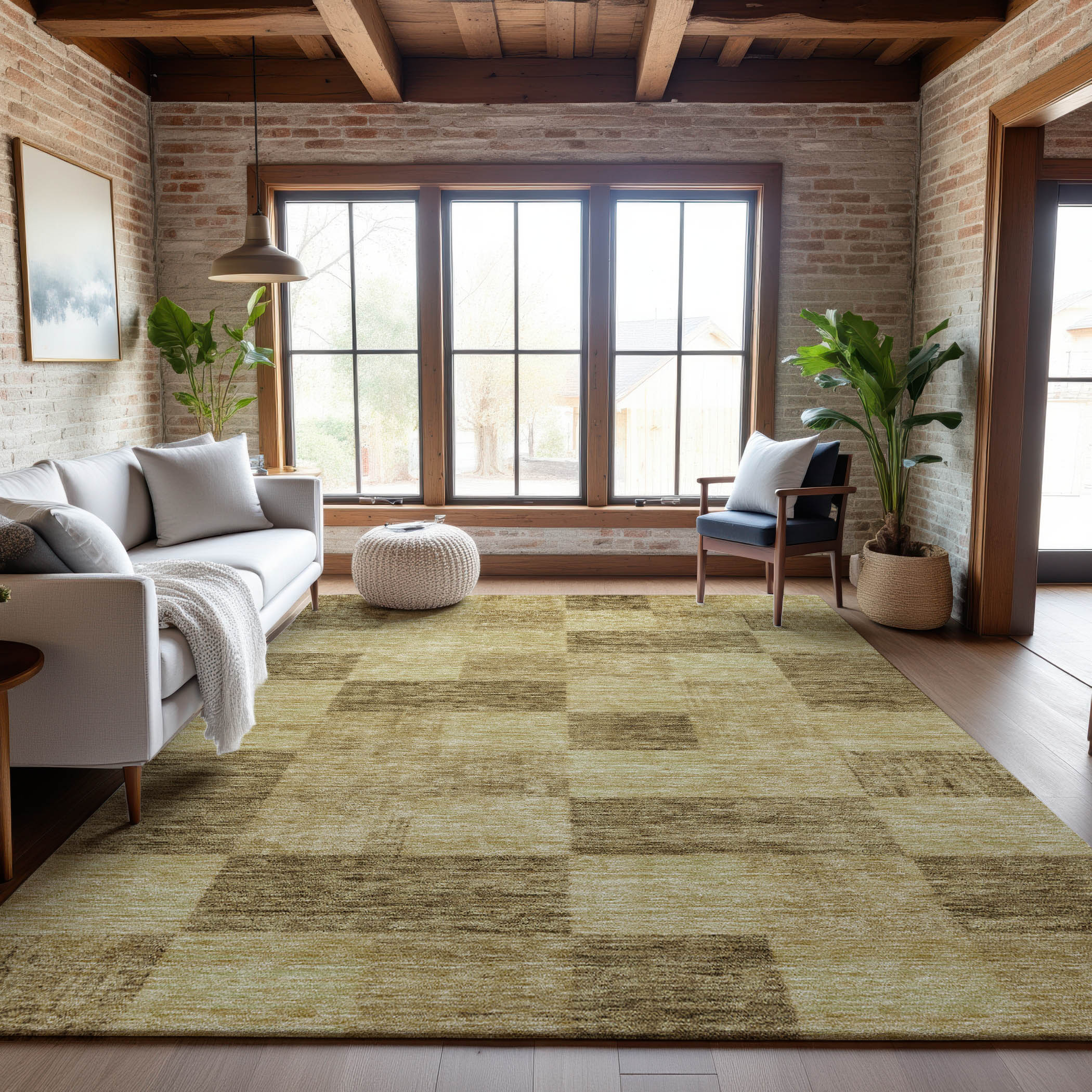 Cairo Machine Washable Transitional Gold Rug 2'6" x 3'10" #shape_Rectangle