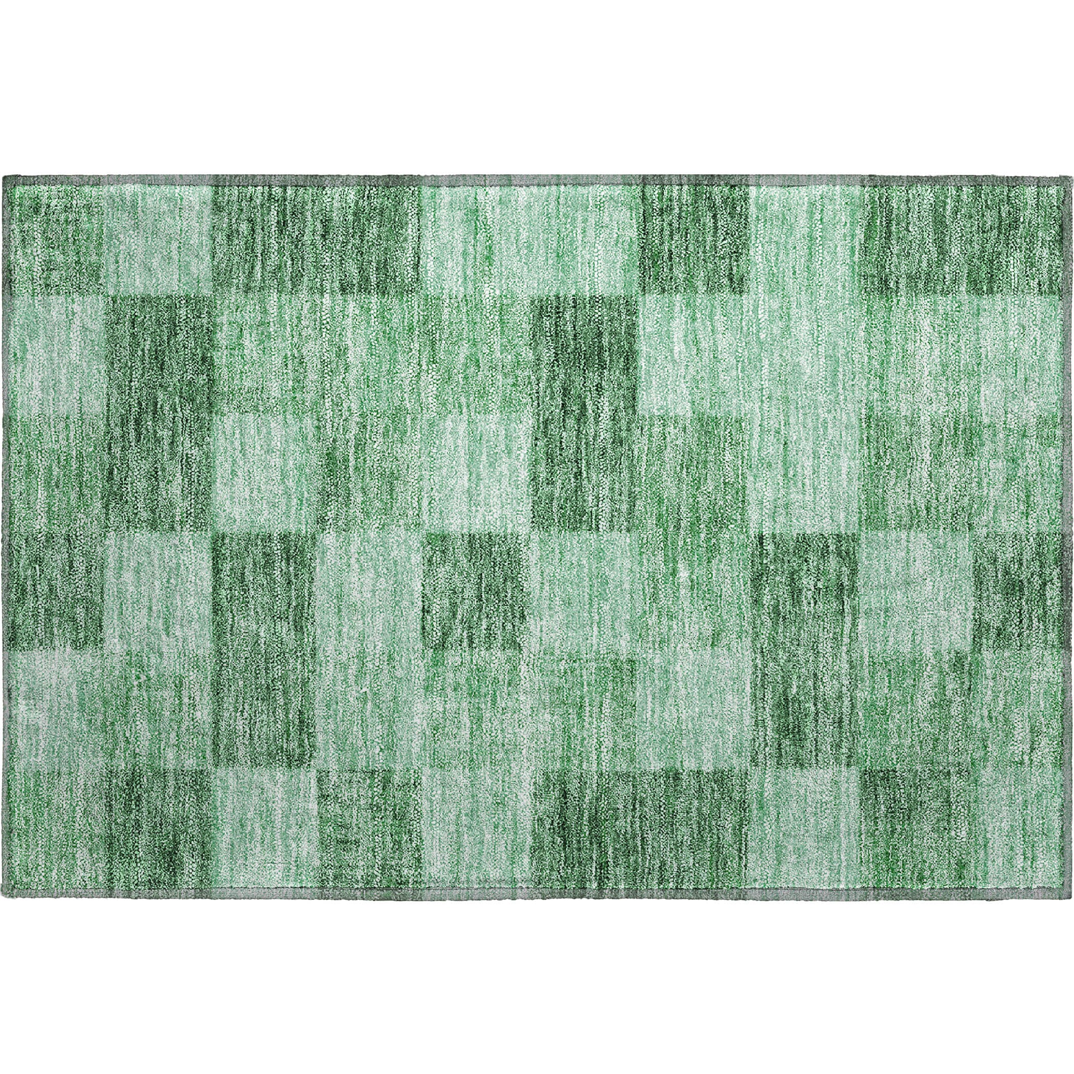 Cairo Machine Washable Transitional Green Rug 1'8" x 2'6" #shape_Rectangle