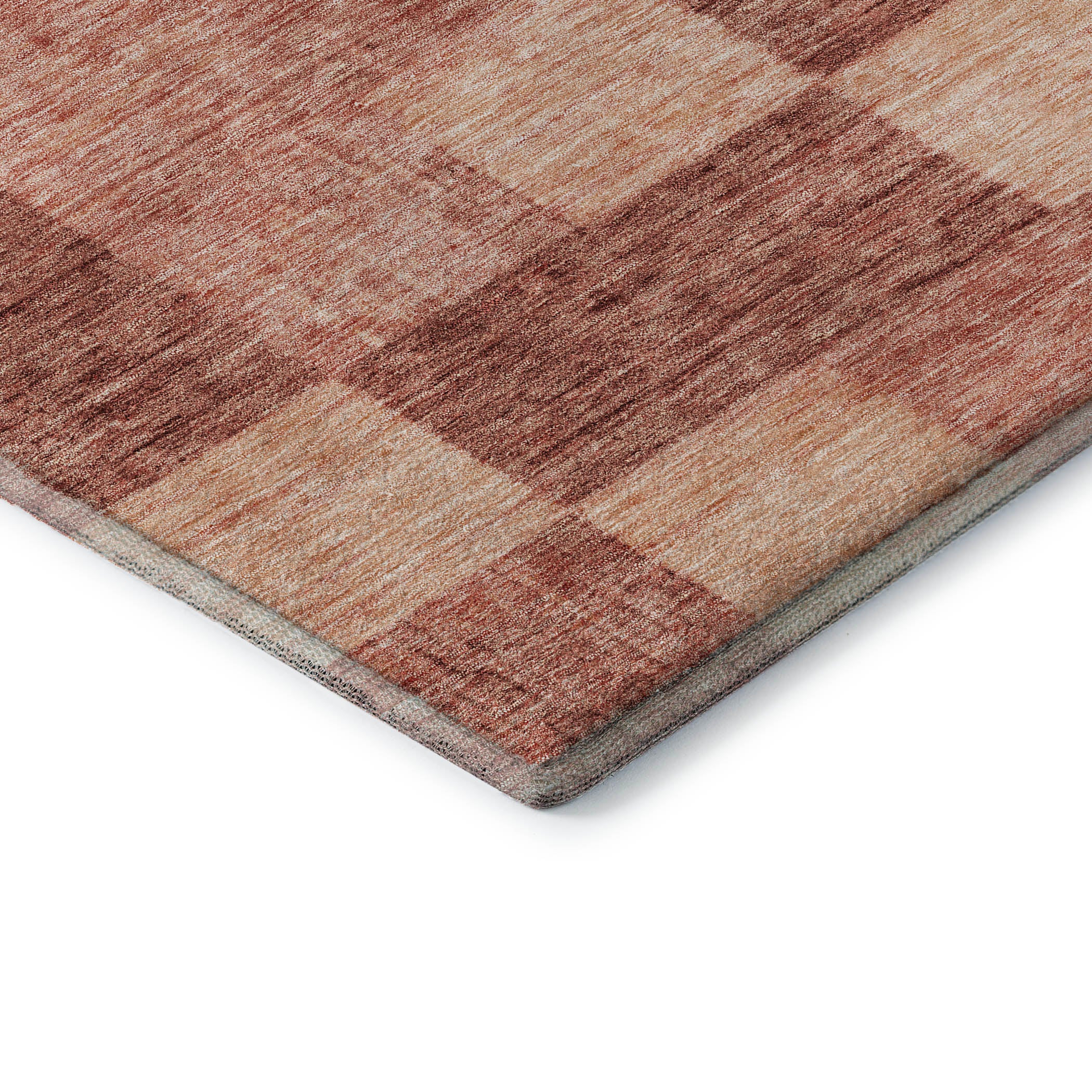 Cairo Machine Washable Transitional Paprika Orange Rug 1'8" x 2'6" #shape_Rectangle