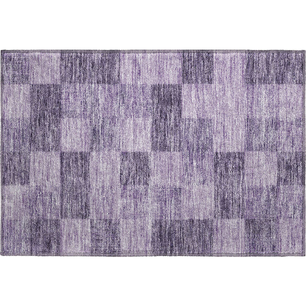 Cairo Machine Washable Transitional Purple Rug 1'8" x 2'6"