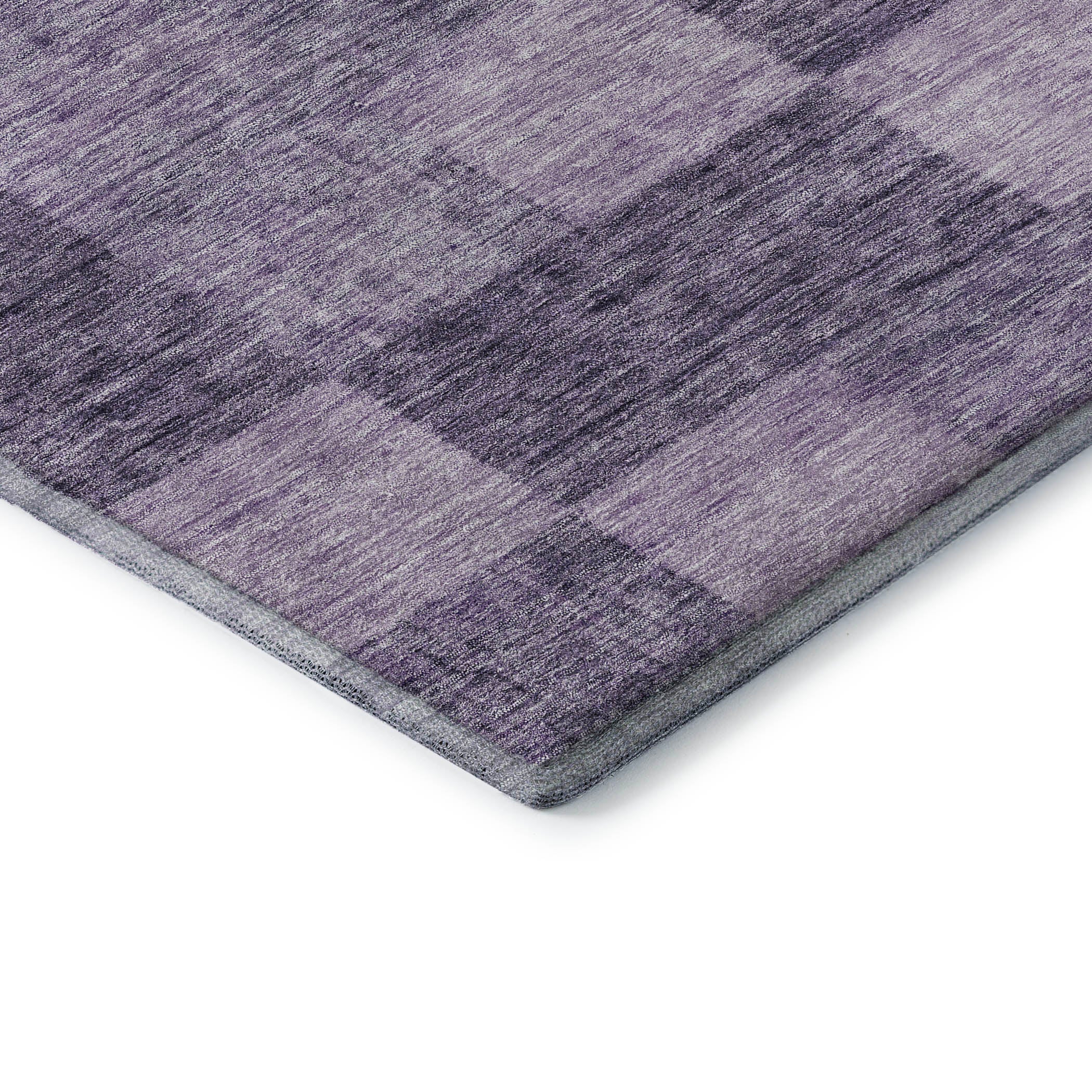 Cairo Machine Washable Transitional Purple Rug 1'8" x 2'6" #shape_Rectangle