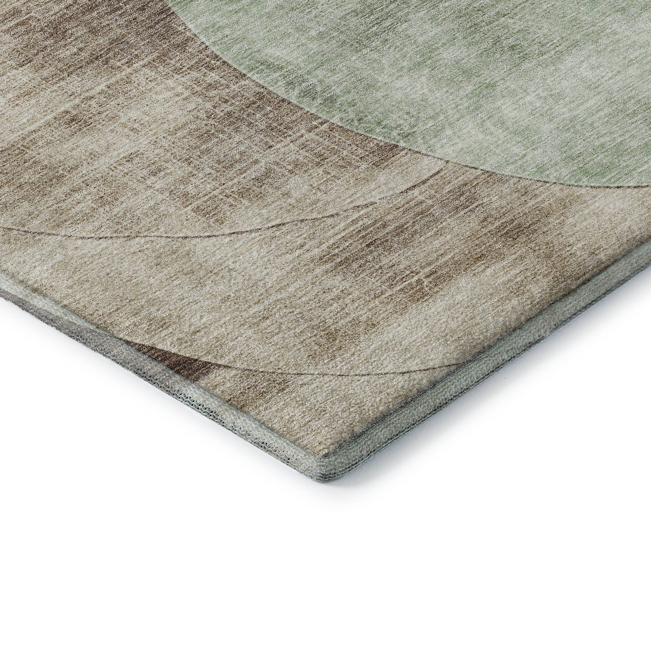 Lisbon Machine Washable Transitional Aloe Green Rug 1'8" x 2'6" #shape_Rectangle