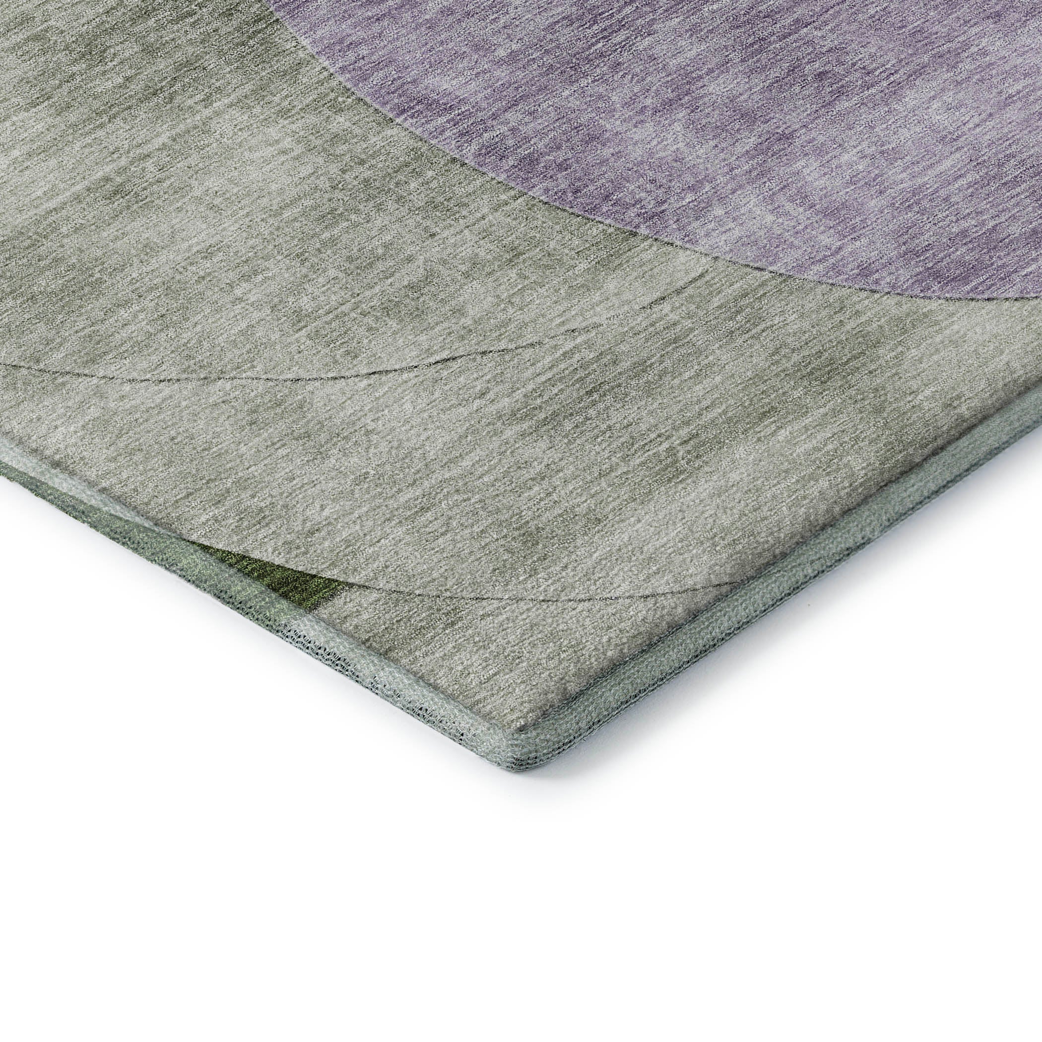 Lisbon Machine Washable Transitional Lavender Purple Rug 1'8" x 2'6" #shape_Rectangle