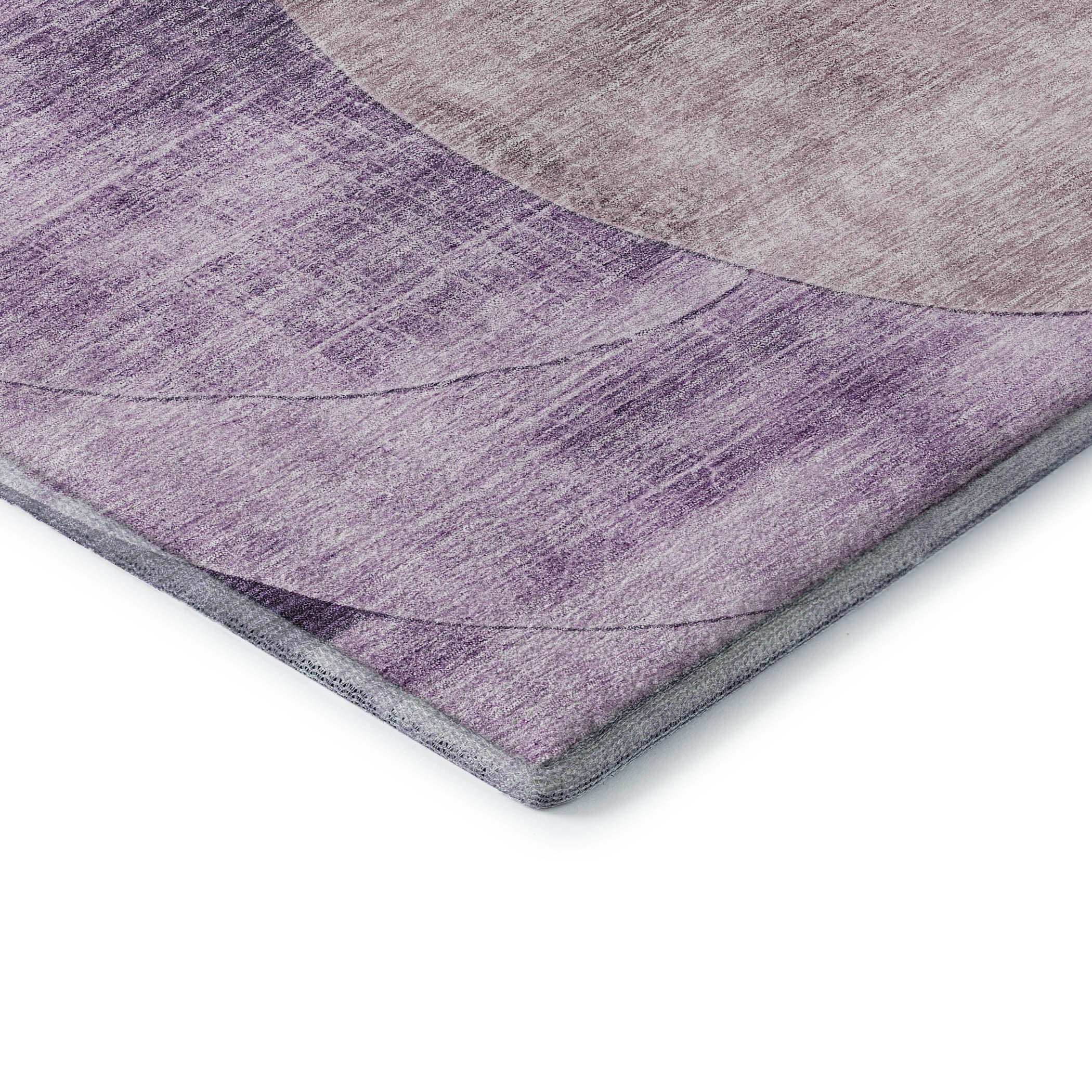 Lisbon Machine Washable Transitional Purple Rug 1'8" x 2'6" #shape_Rectangle