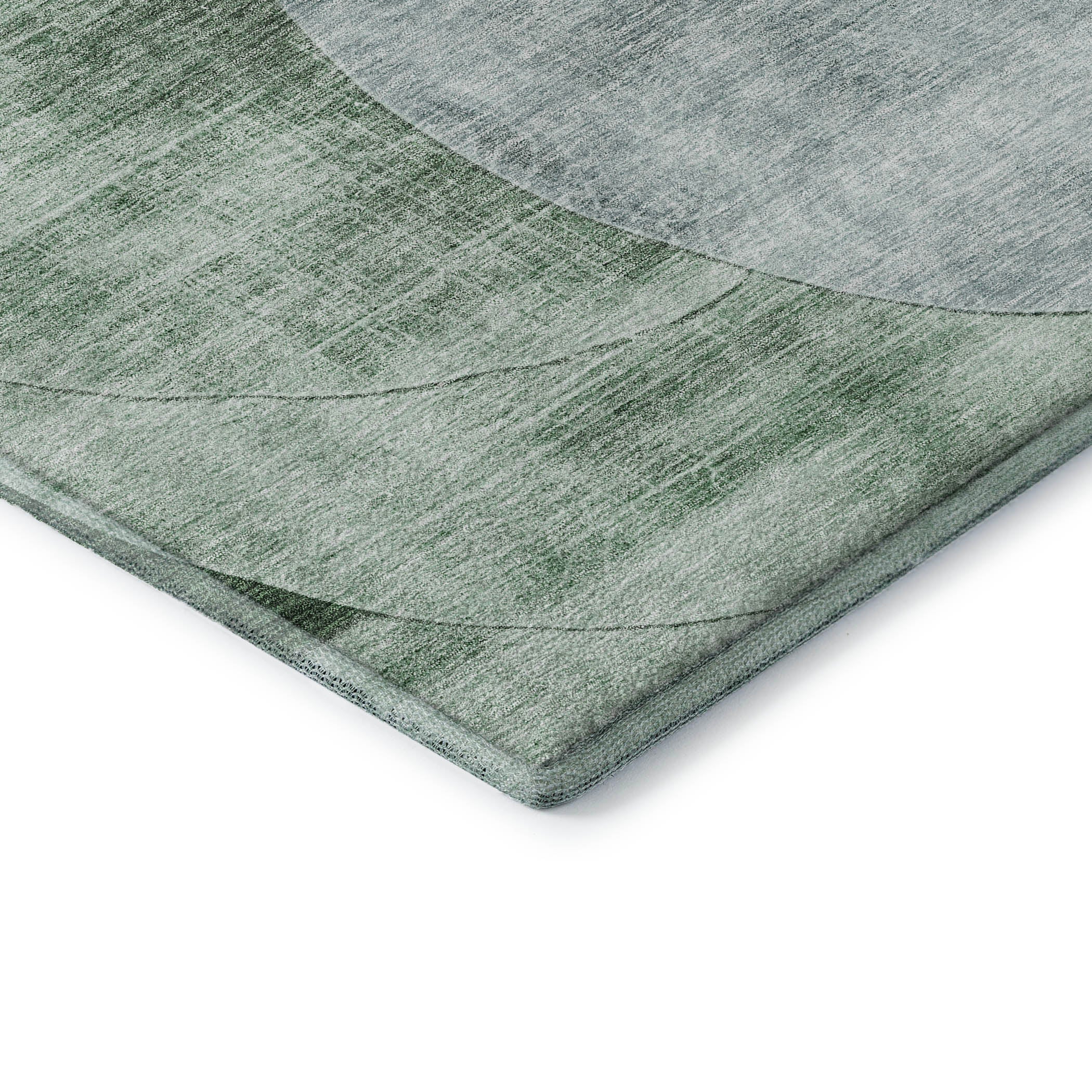 Lisbon Machine Washable Transitional Seafoam Blue Rug 1'8" x 2'6" #shape_Rectangle