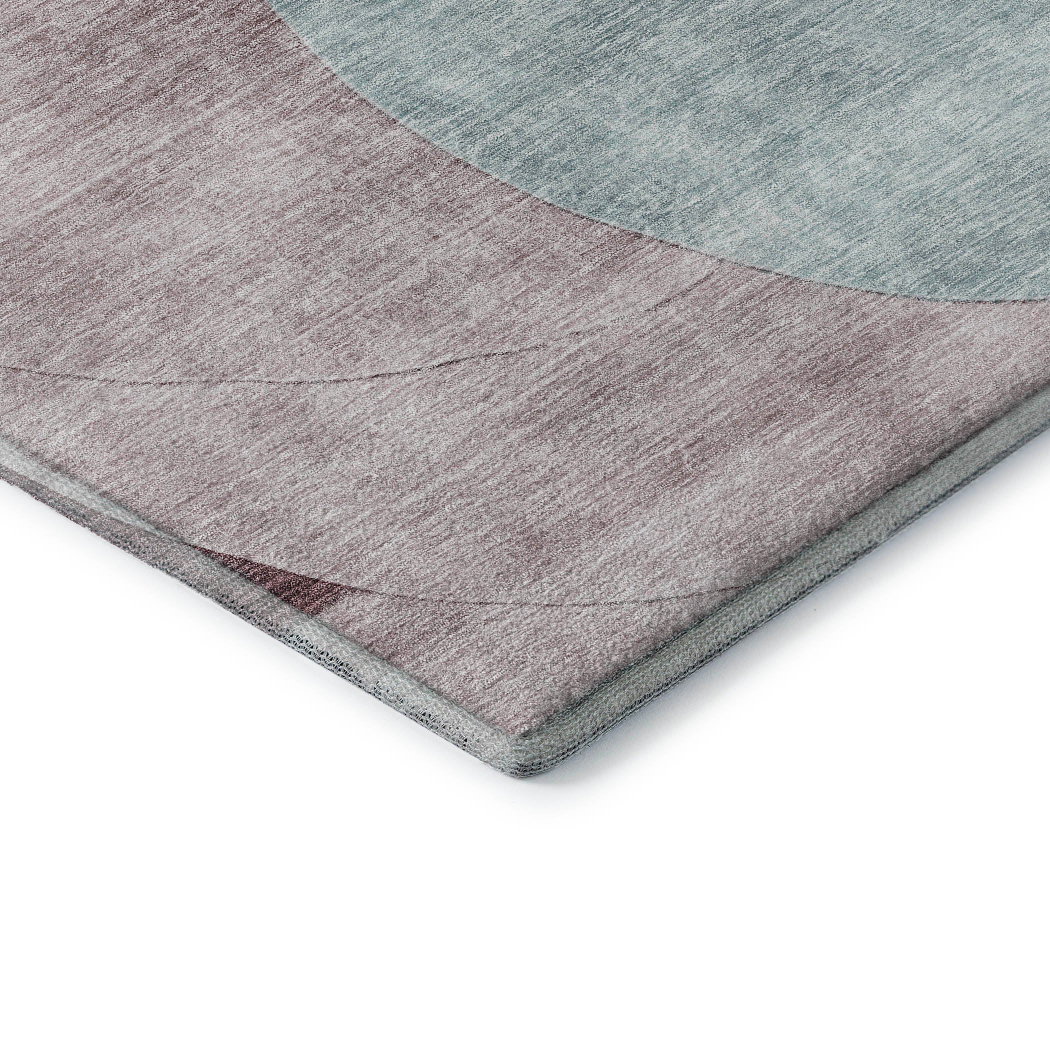 Lisbon Machine Washable Transitional Teal Rug 1'8" x 2'6" #shape_Rectangle