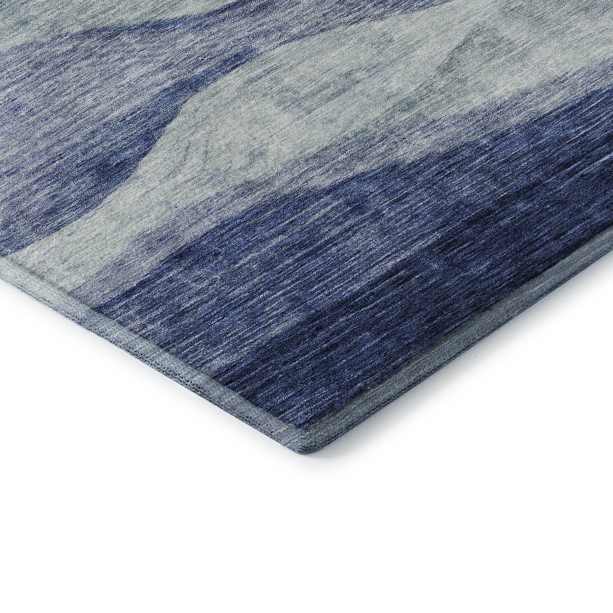 Cusco Machine Washable Transitional Blue Rug 1'8" x 2'6" #shape_Rectangle
