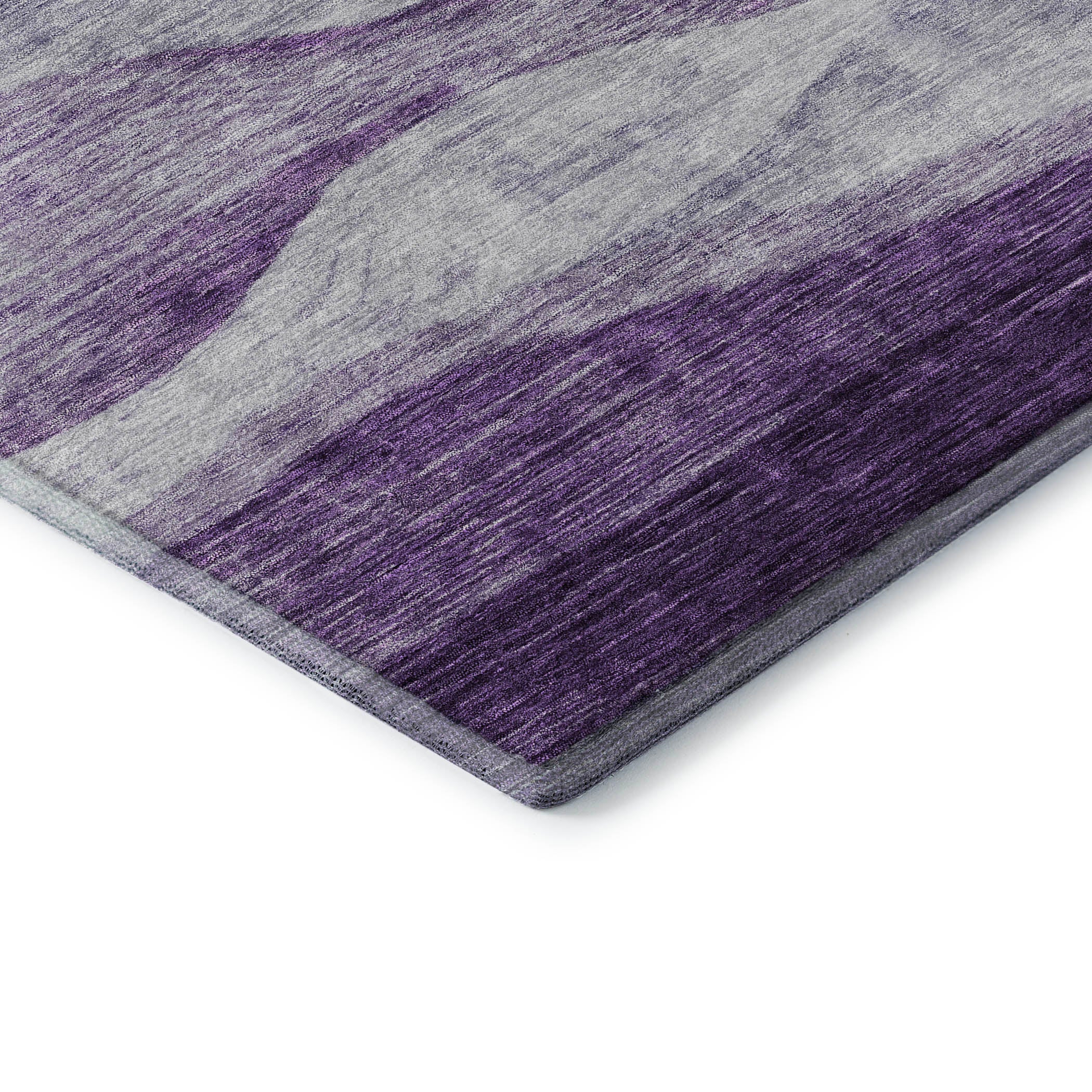 Cusco Machine Washable Transitional Lavender Purple Rug 1'8" x 2'6" #shape_Rectangle