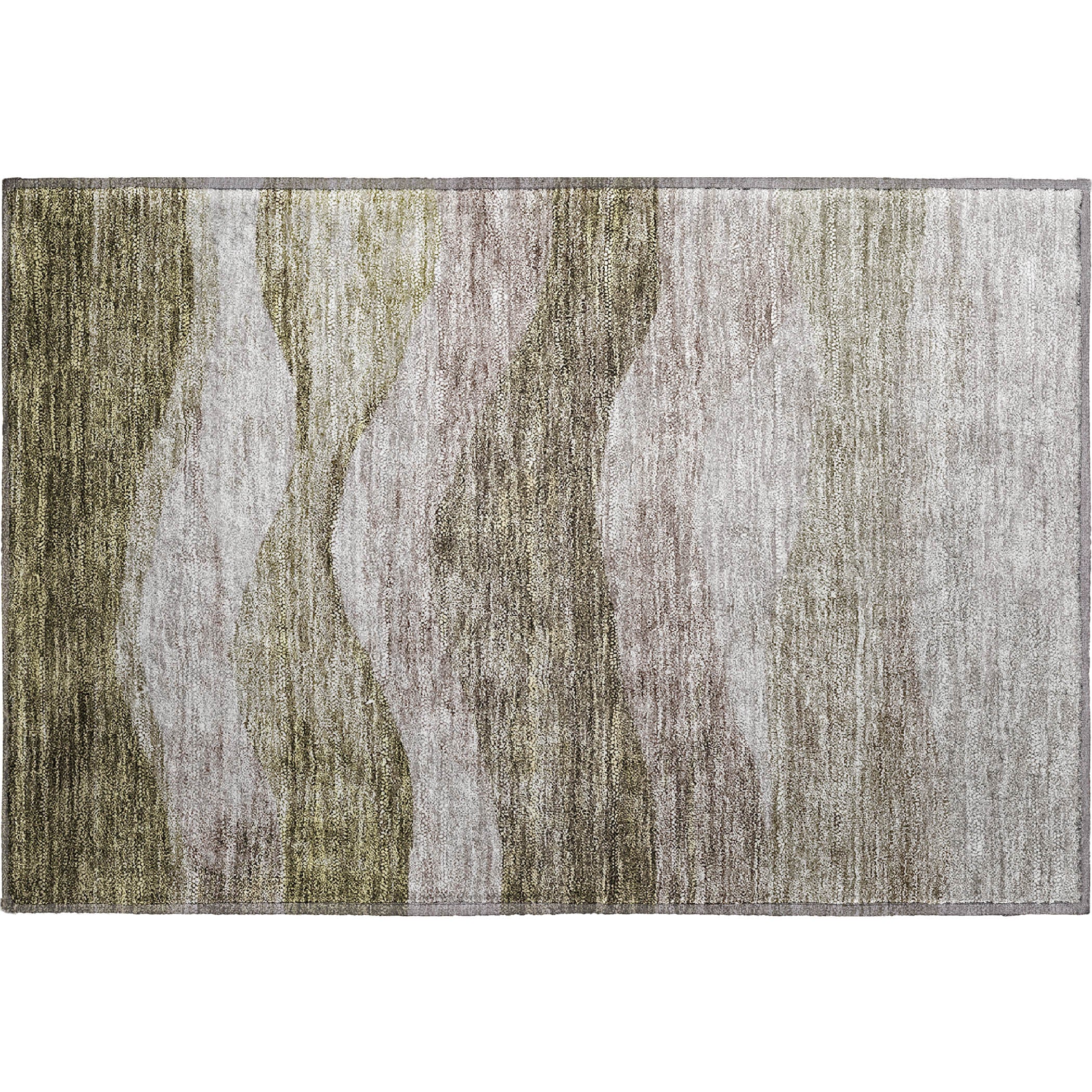 Cusco Machine Washable Transitional Taupe Brown Rug 1'8" x 2'6" #shape_Rectangle