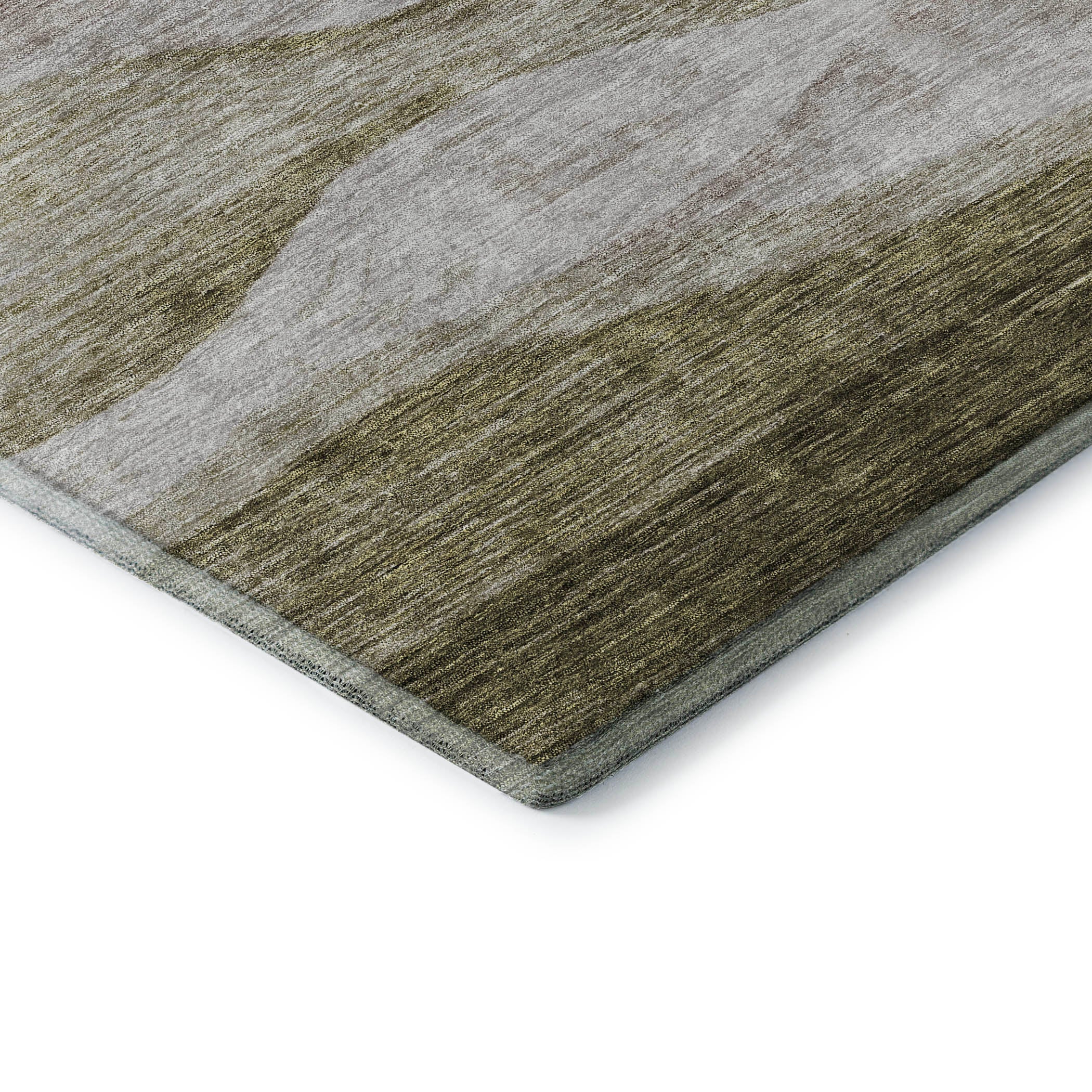 Cusco Machine Washable Transitional Taupe Brown Rug 1'8" x 2'6" #shape_Rectangle