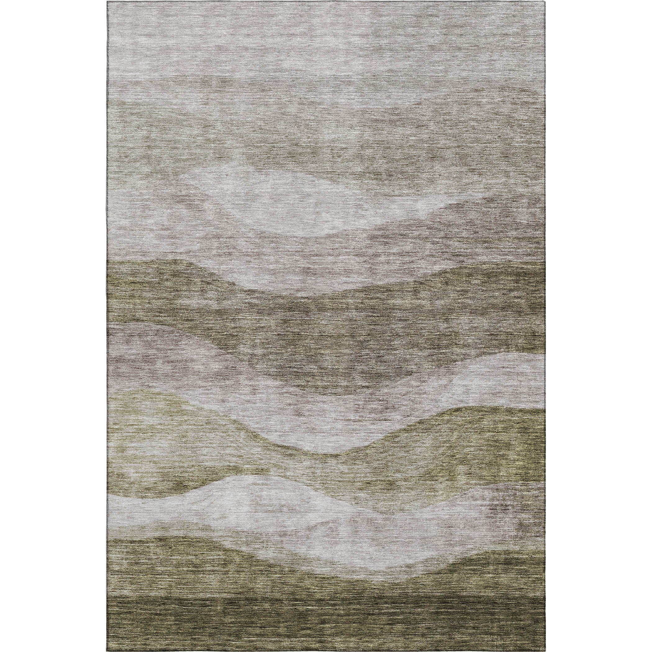 Cusco Machine Washable Transitional Taupe Brown Rug 2'6" x 3'10" #shape_Rectangle