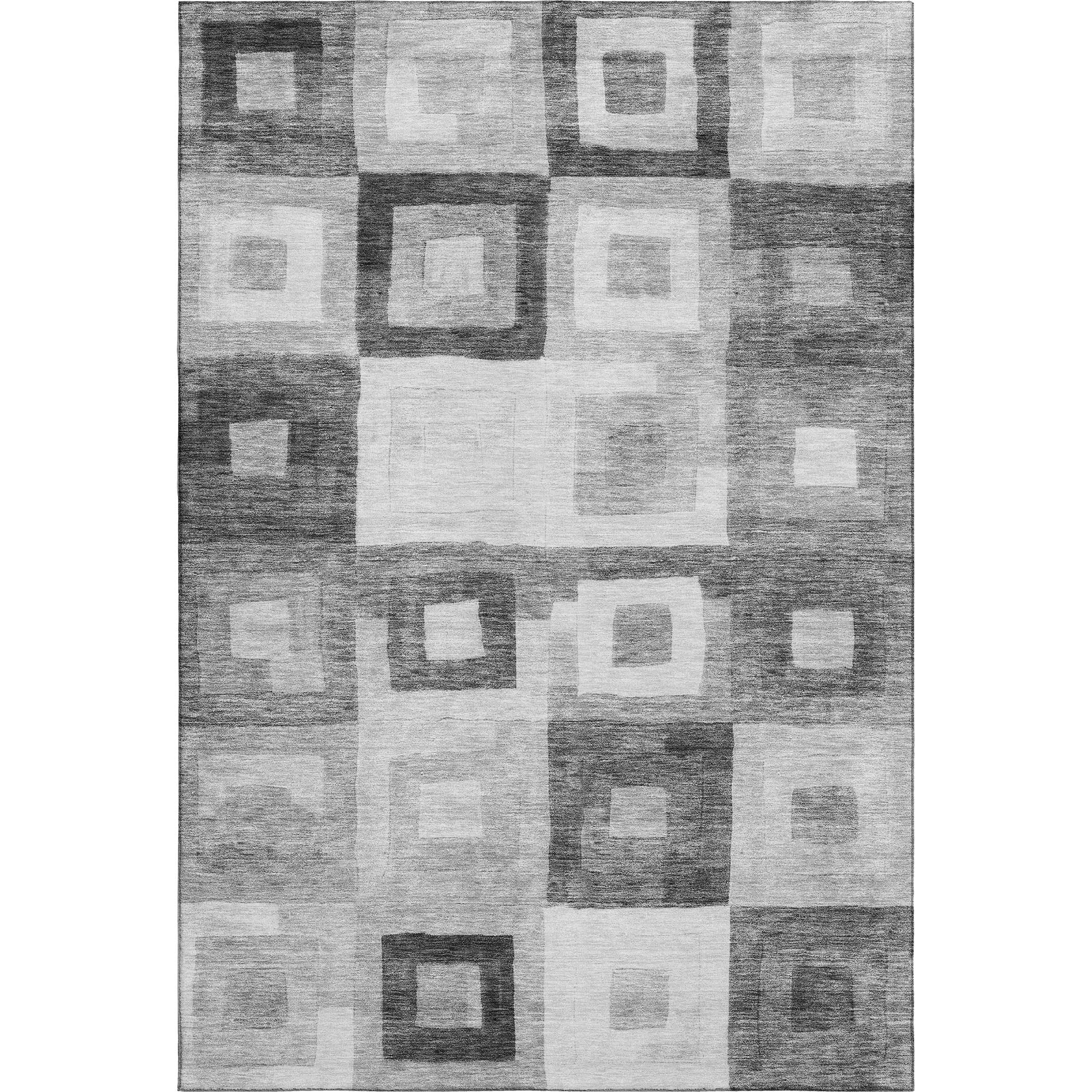 Chiang Mai Machine Washable Transitional Gray Rug 2'6" x 3'10" #shape_Rectangle