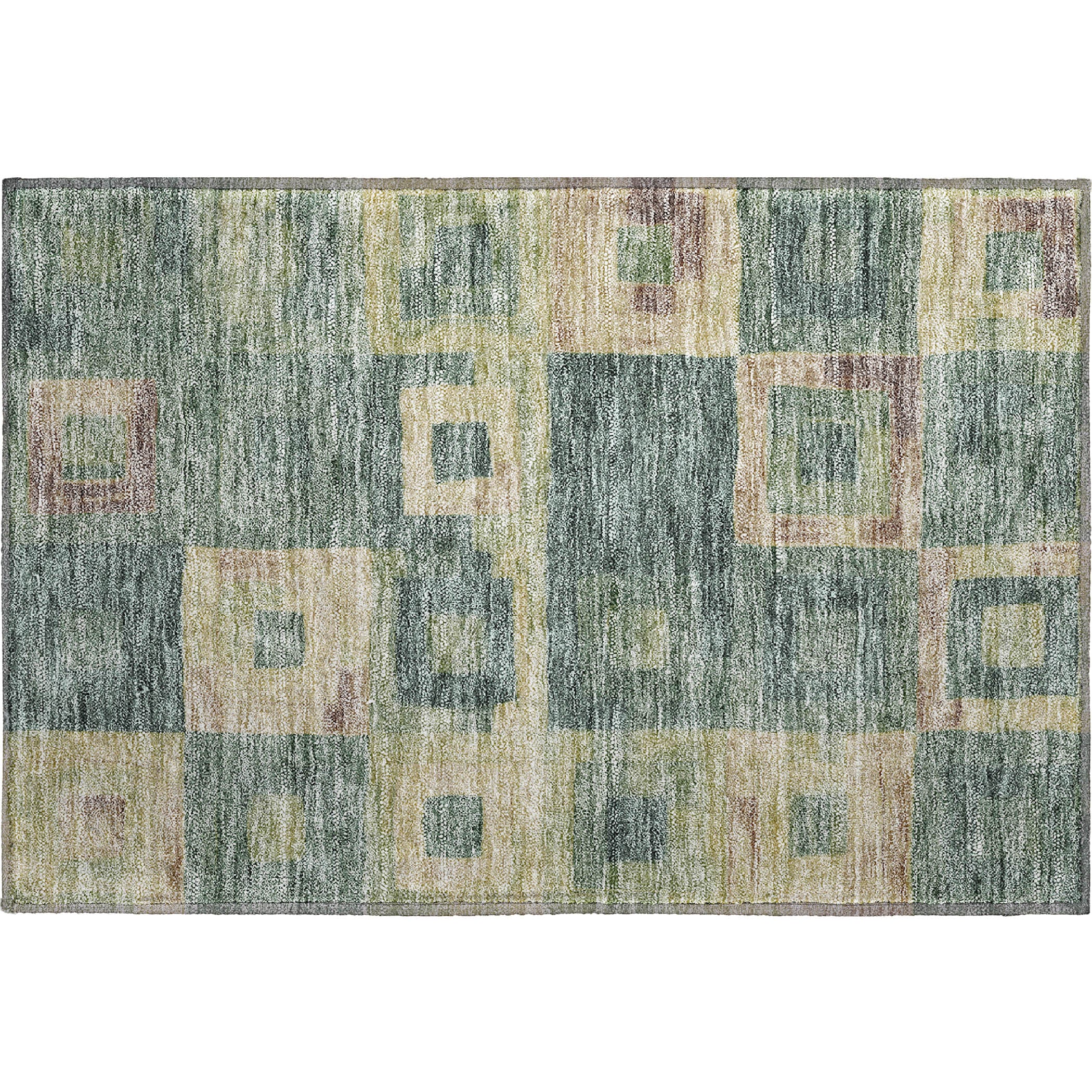 Chiang Mai Machine Washable Transitional Sage Green Rug 1'8" x 2'6" #shape_Rectangle