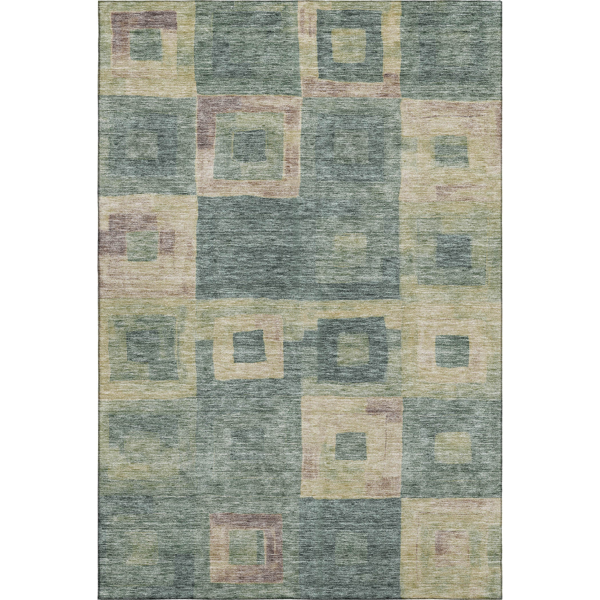 Chiang Mai Machine Washable Transitional Sage Green Rug 2'6" x 3'10" #shape_Rectangle