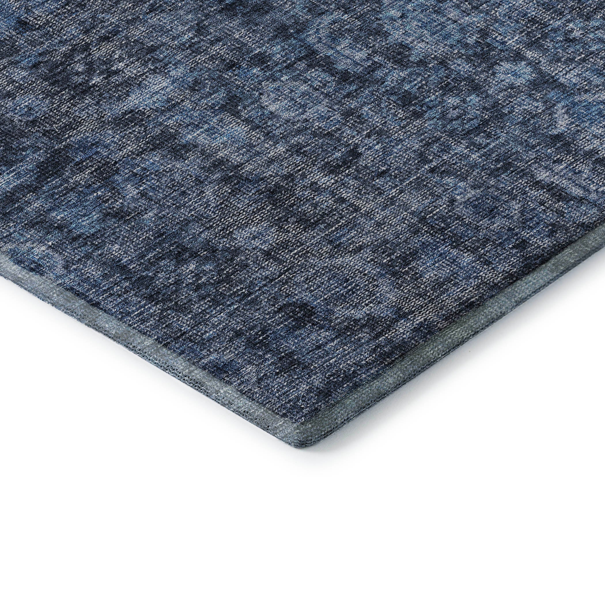 Vienna Machine Washable Transitional Blue Rug 1'8" x 2'6" #shape_Rectangle