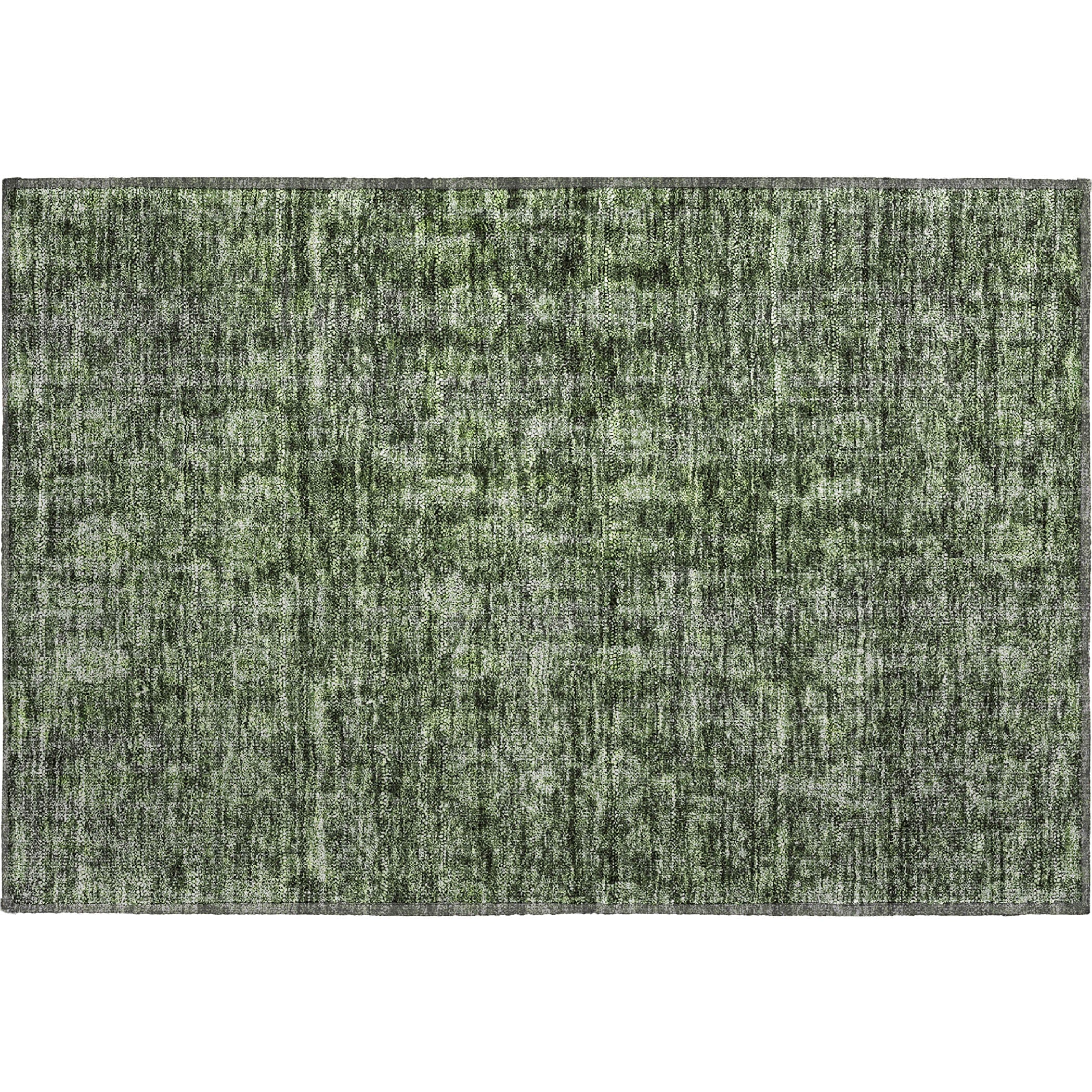 Vienna Machine Washable Transitional Cactus Green Rug 1'8" x 2'6" #shape_Rectangle