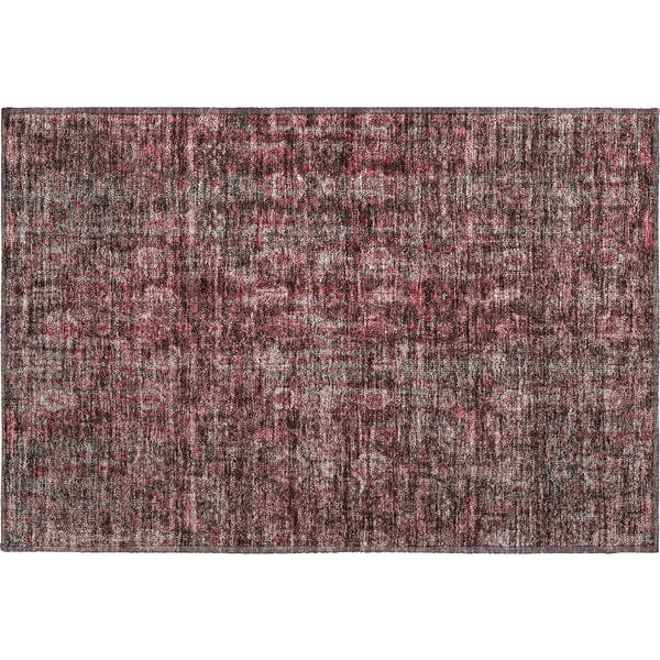 Vienna Machine Washable Transitional Pink Rug 1'8" x 2'6"
