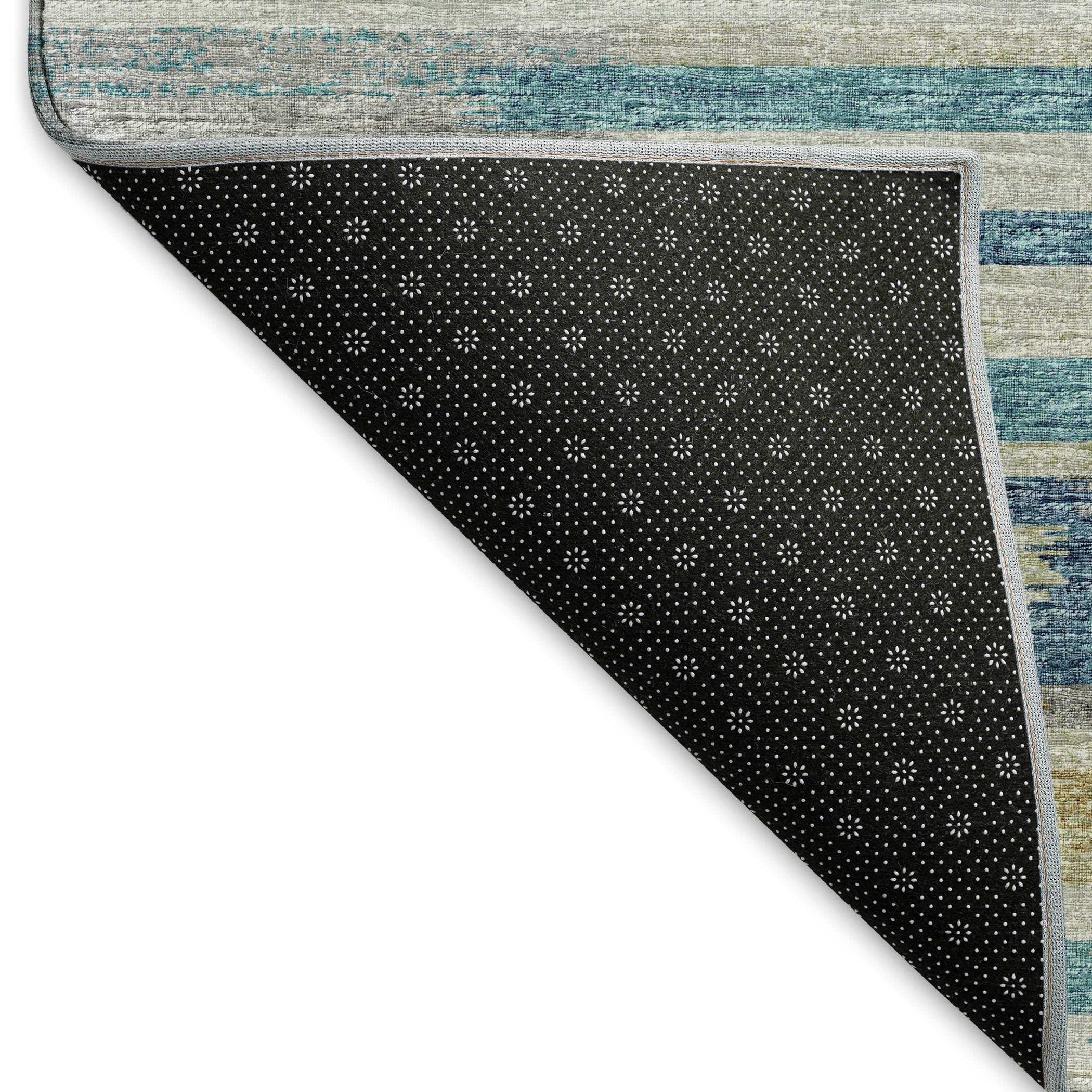 Marrakech Machine Washable Transitional Blue Rug 1'8" x 2'6" #shape_Rectangle