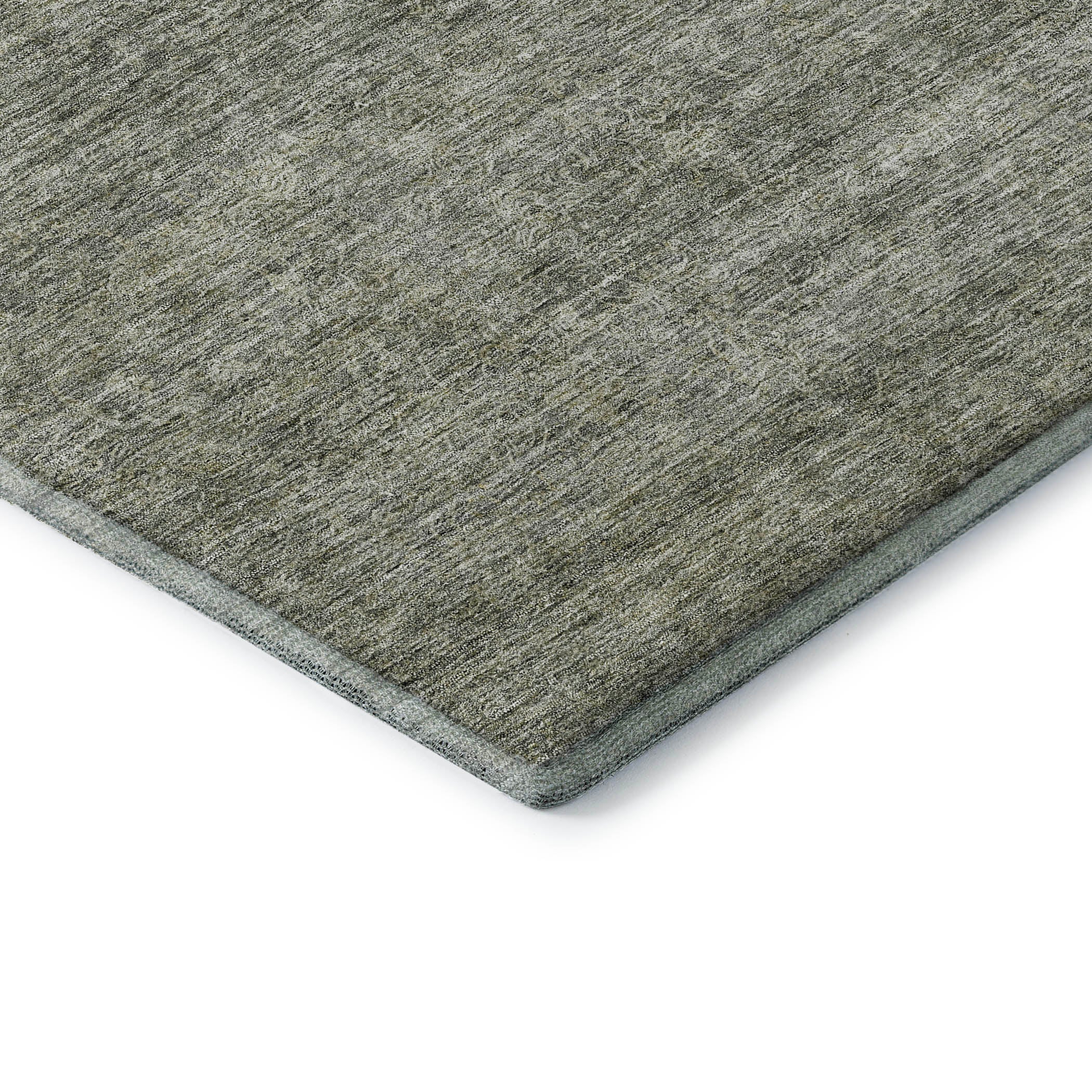 Tallinn Machine Washable Transitional Sage Green Rug 1'8" x 2'6" #shape_Rectangle