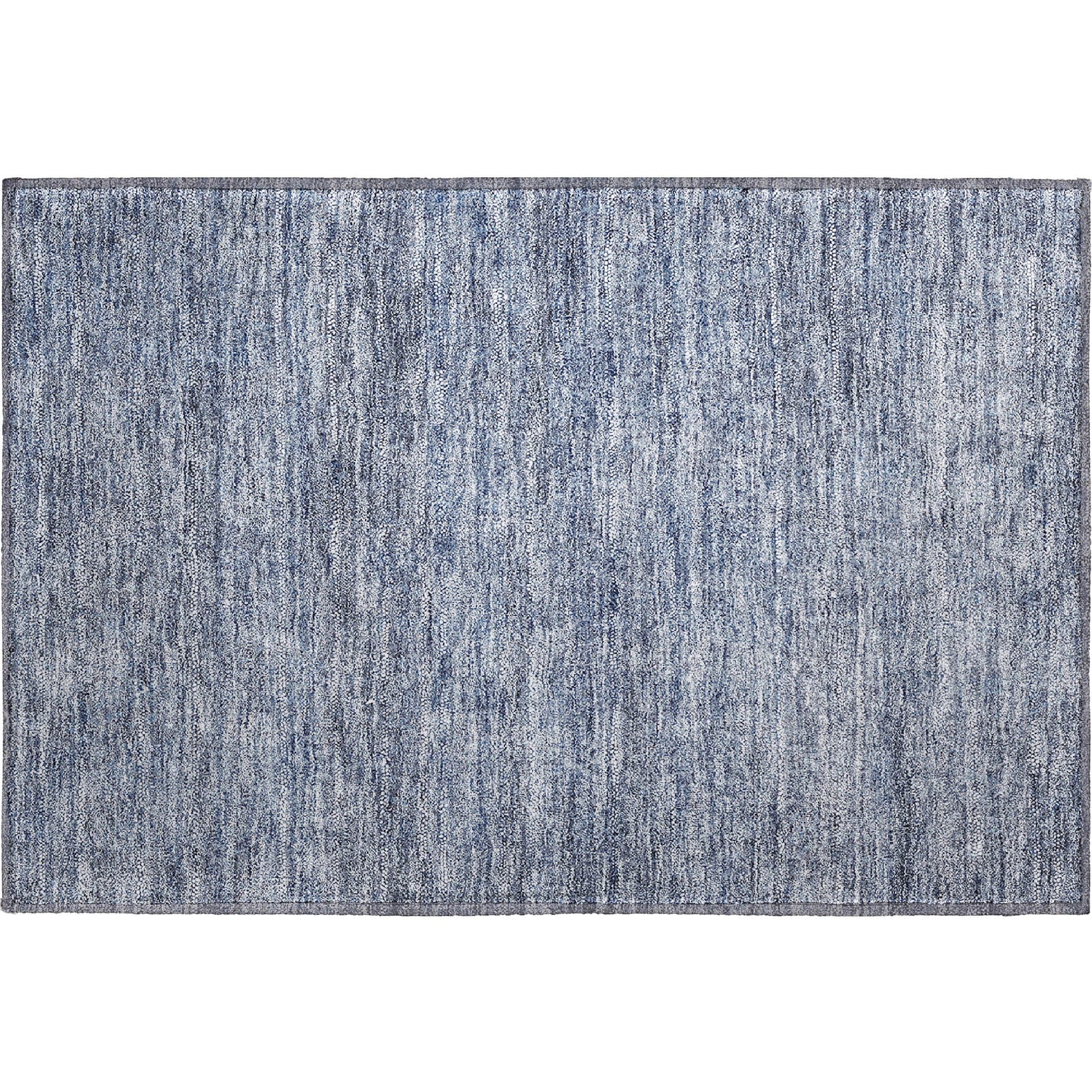 Tallinn Machine Washable Transitional Sky Blue Rug 1'8" x 2'6" #shape_Rectangle