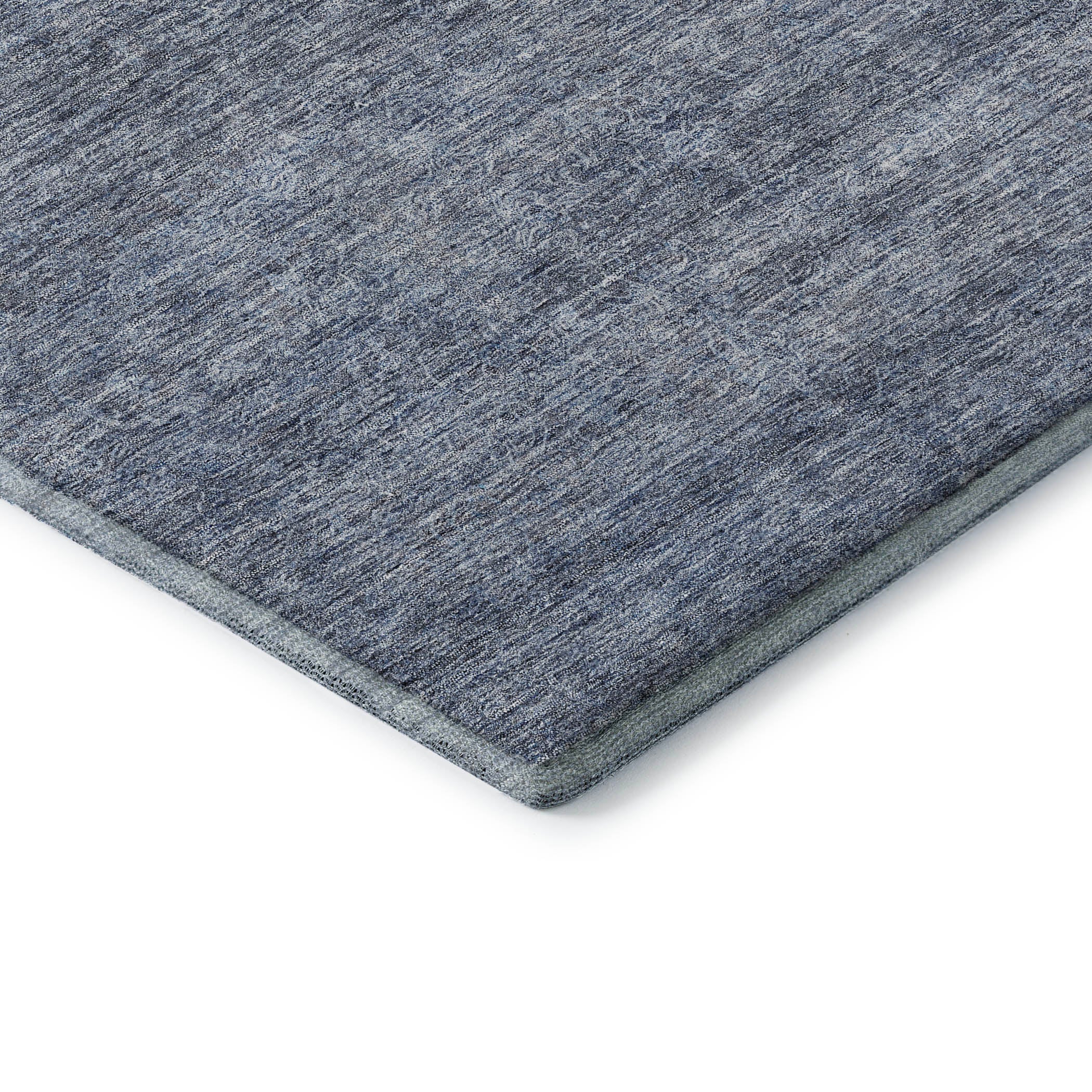 Tallinn Machine Washable Transitional Sky Blue Rug 1'8" x 2'6" #shape_Rectangle