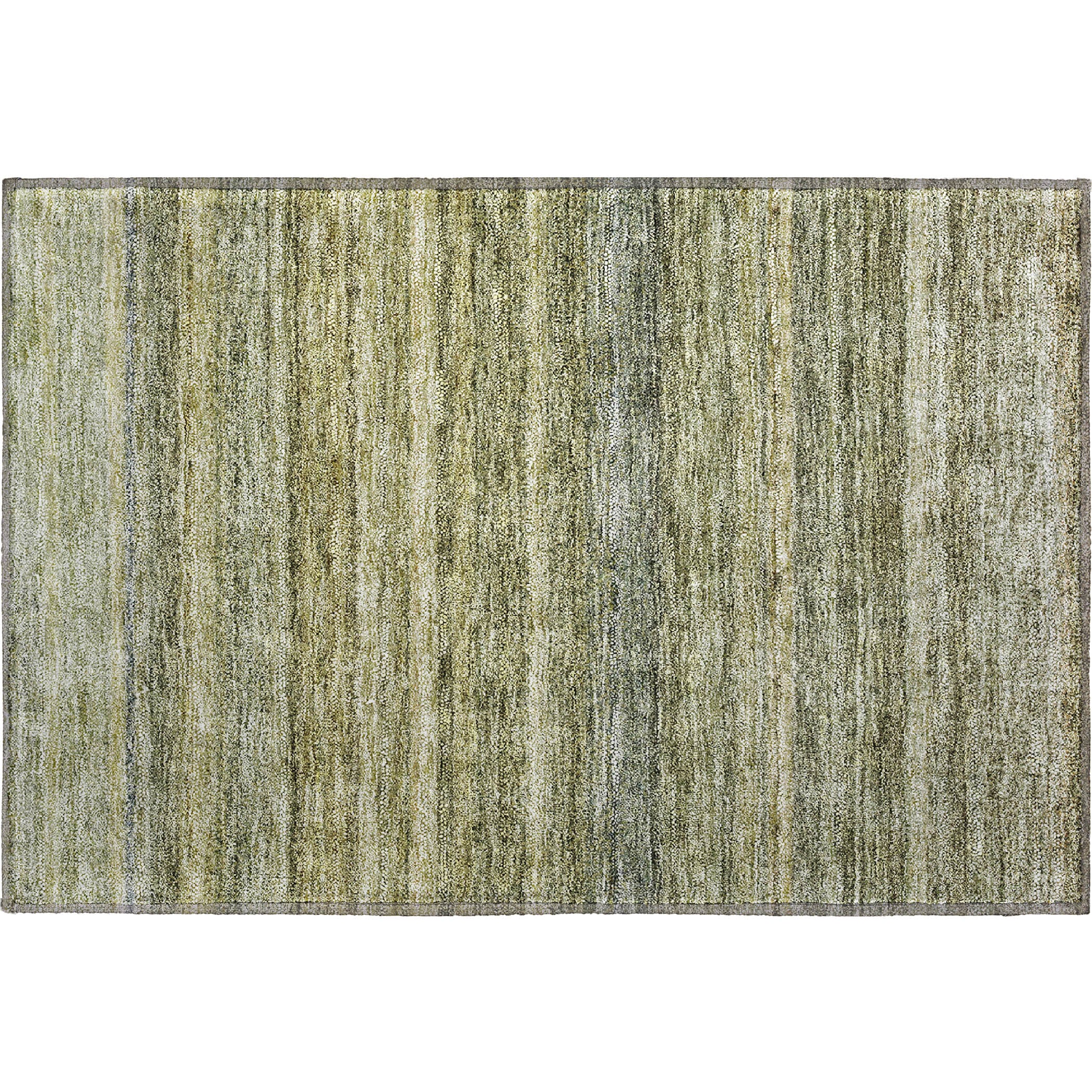 Dubrovnik Machine Washable Transitional Aloe Green Rug 1'8" x 2'6" #shape_Rectangle