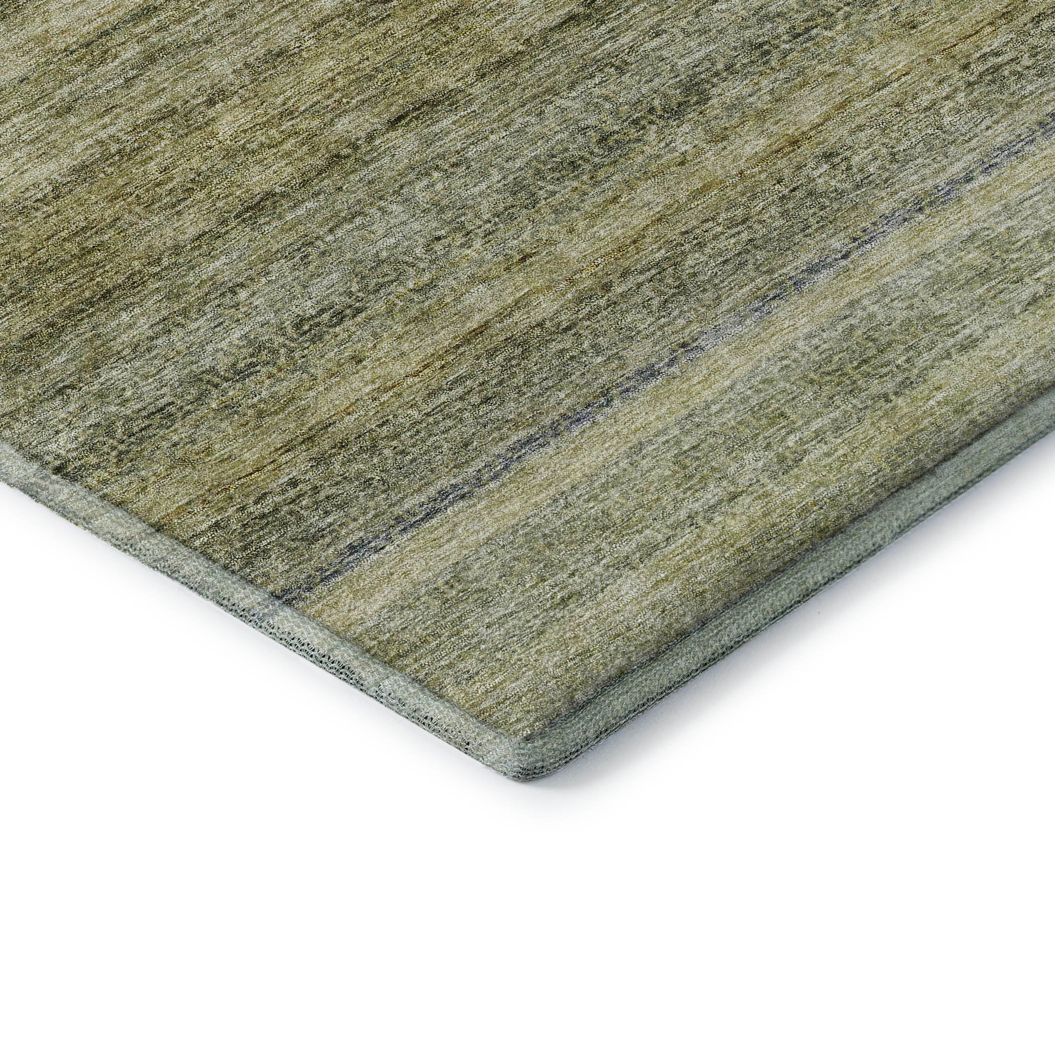 Dubrovnik Machine Washable Transitional Aloe Green Rug 1'8" x 2'6" #shape_Rectangle